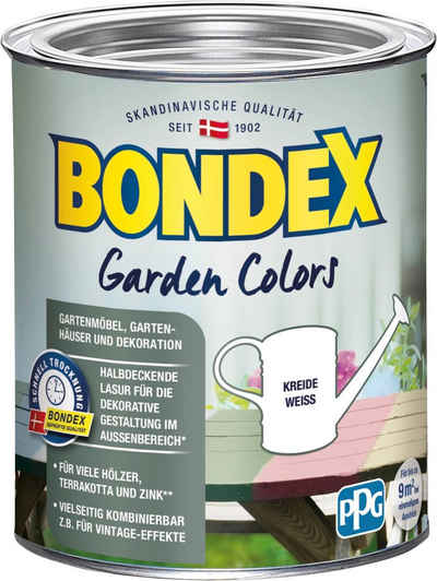 Bondex Wetterschutzfarbe, Kreide Weiss, 0,75 Liter Inhalt