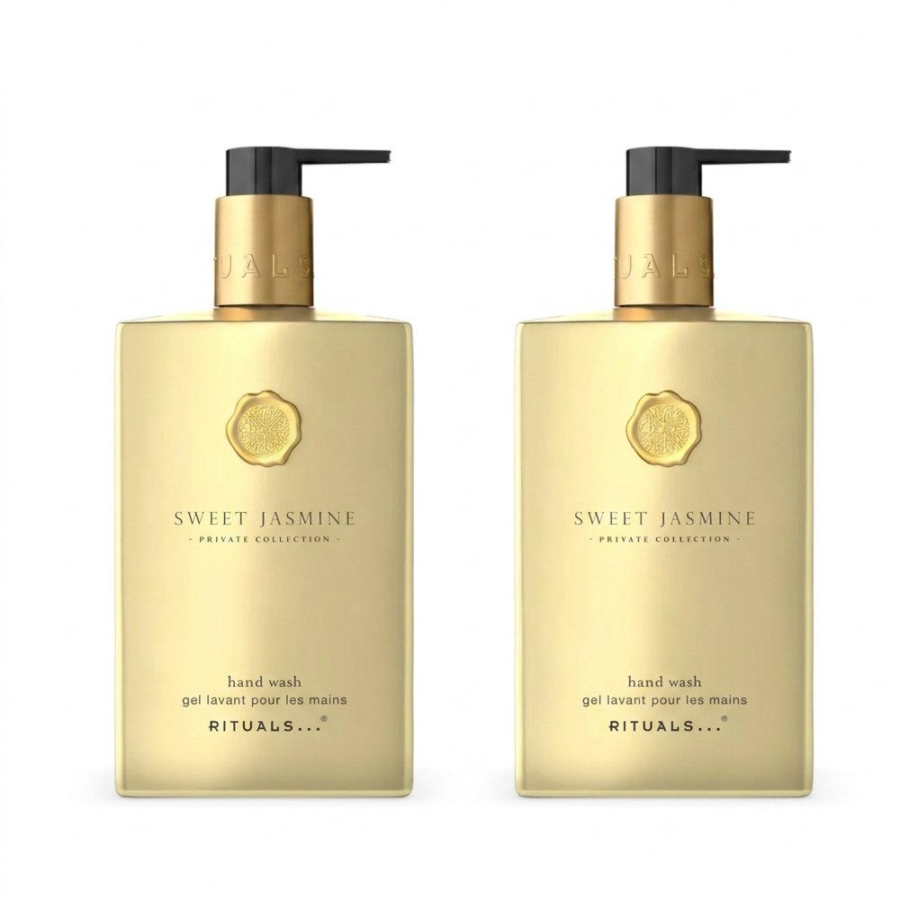 Rituals Flüssigseife Rituals Sweet Jasmine Hand Wash 2er Set, 1-tlg., Praktisches 2er Set für den Vorrat
