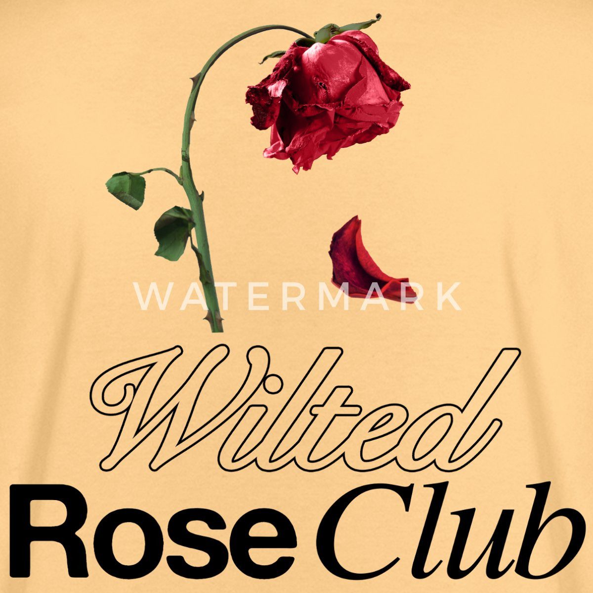 Spreadshirt T-Shirt Vintage Love Streetwear Rose Design Relaxed Fit Unisex T-Shirt (1-tlg)