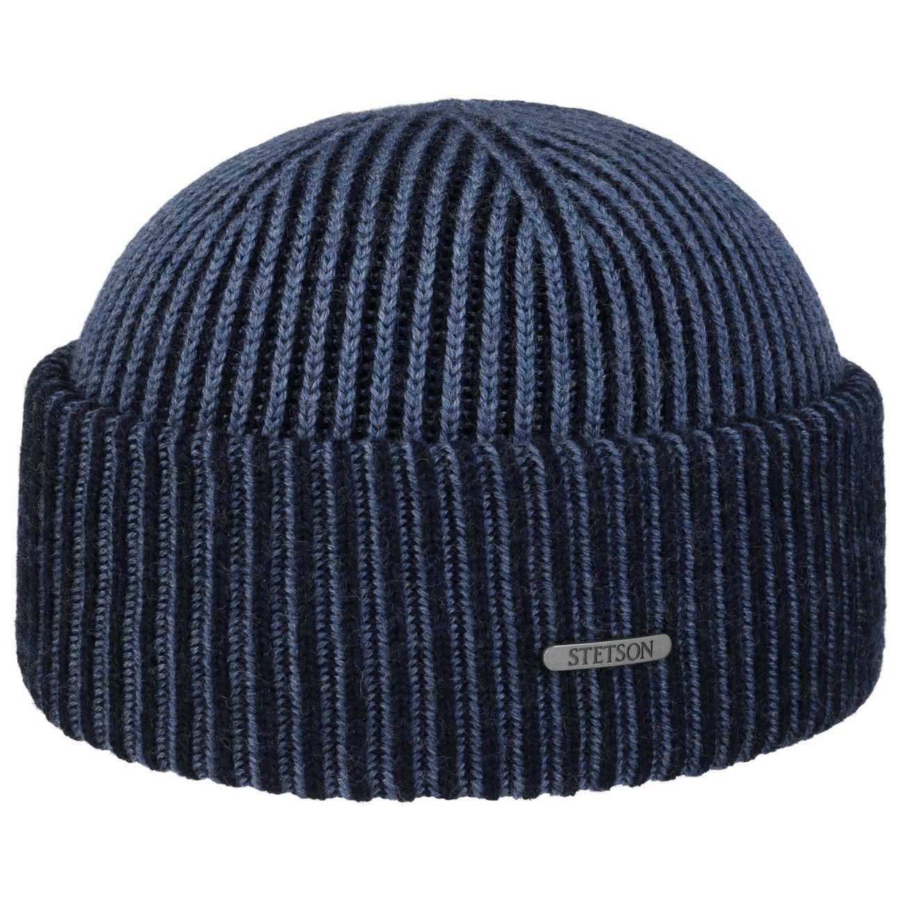 Stetson Beanie (1-St) Beanie mit Umschlag, Made in Italy