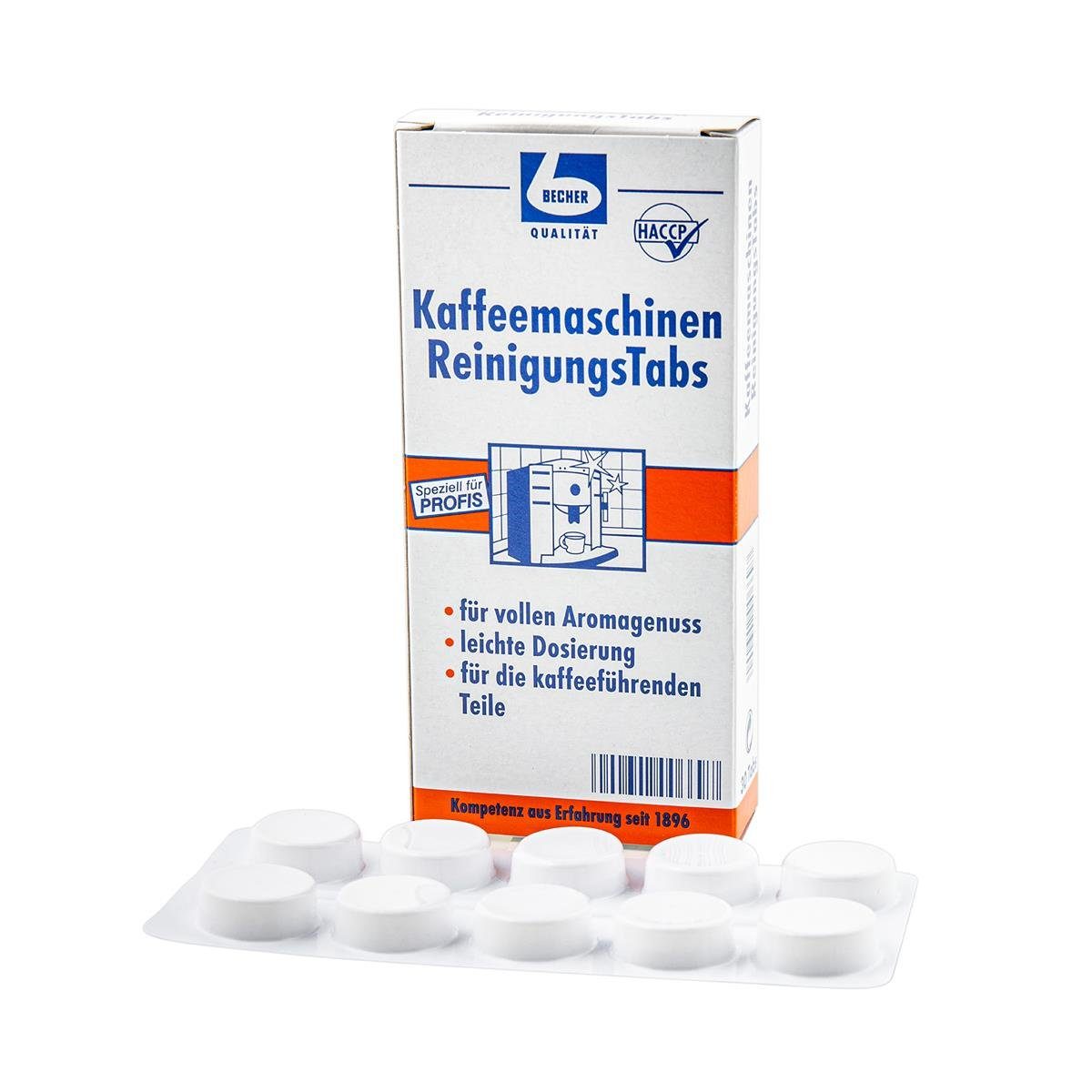 Dr. Becher Dr. Becher Kaffeemaschinen Reinigungs Tabs 3x10 stk. (1er Pack) Reinigungstabletten