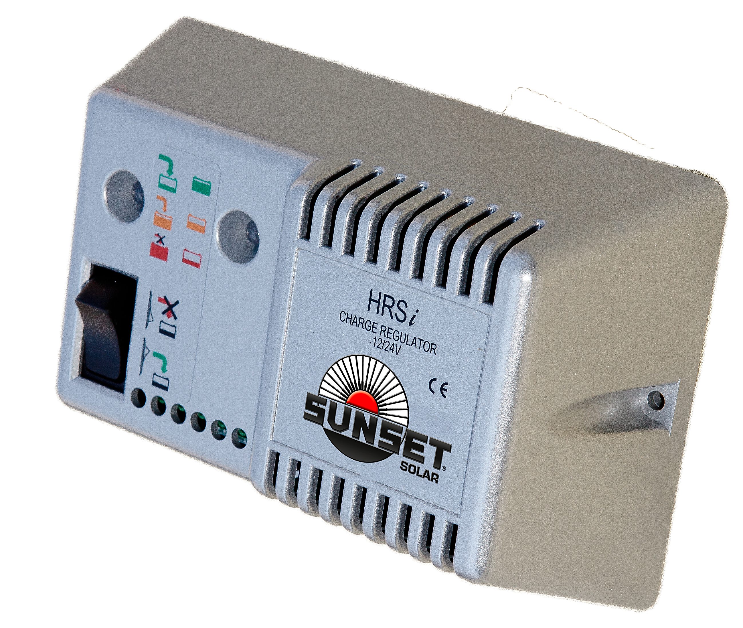 Sunset Shuntregler HRSi, für Windgeneratoren WG 504 / WG 914i und Solarmodul bis 160 Wp, LED-Anzeige, Ladung einer Batteriebank (12/24 V), einfacher Anschluss