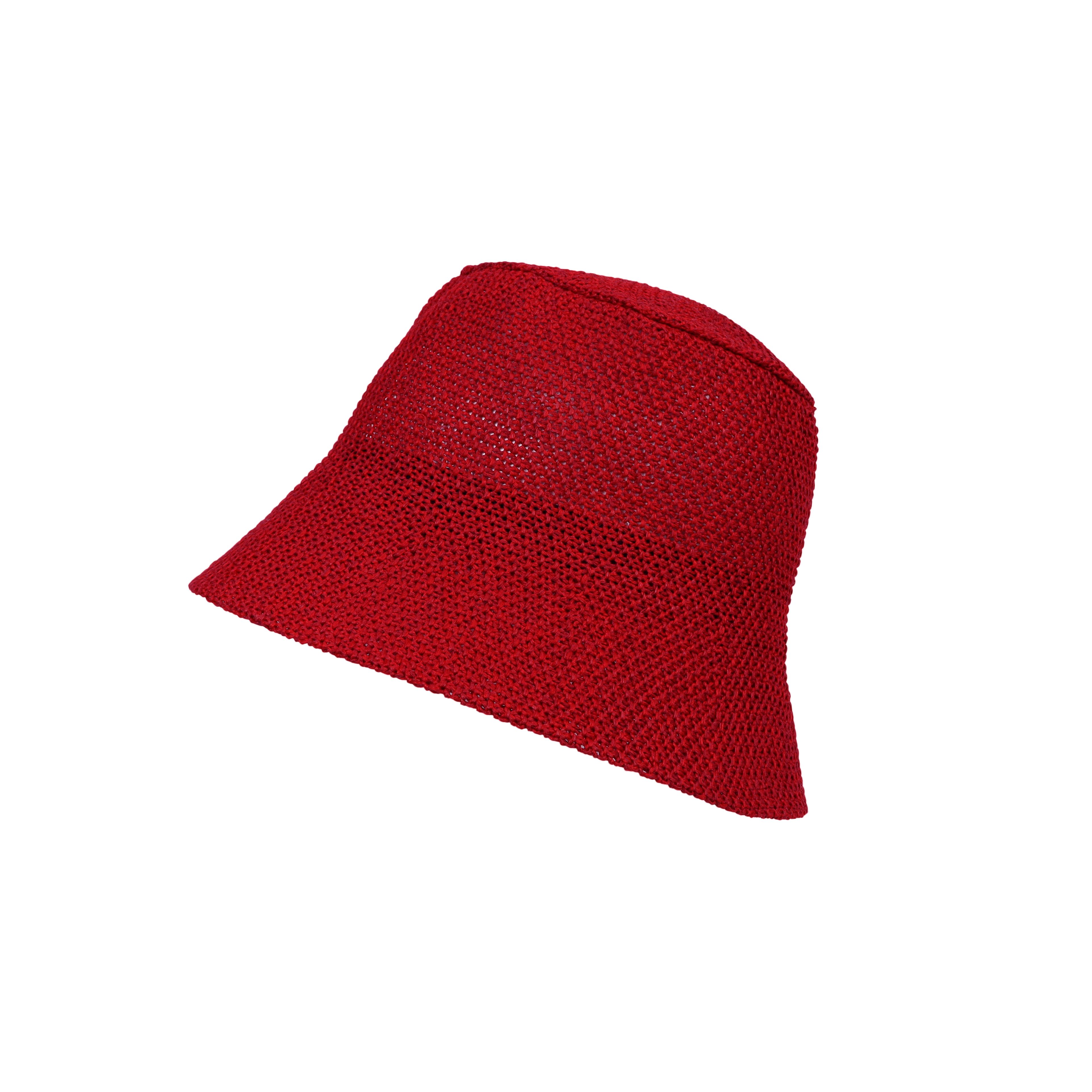 ZEBRO Fischerhut Bucket Hat für Damen aus luftigem Papierstroh