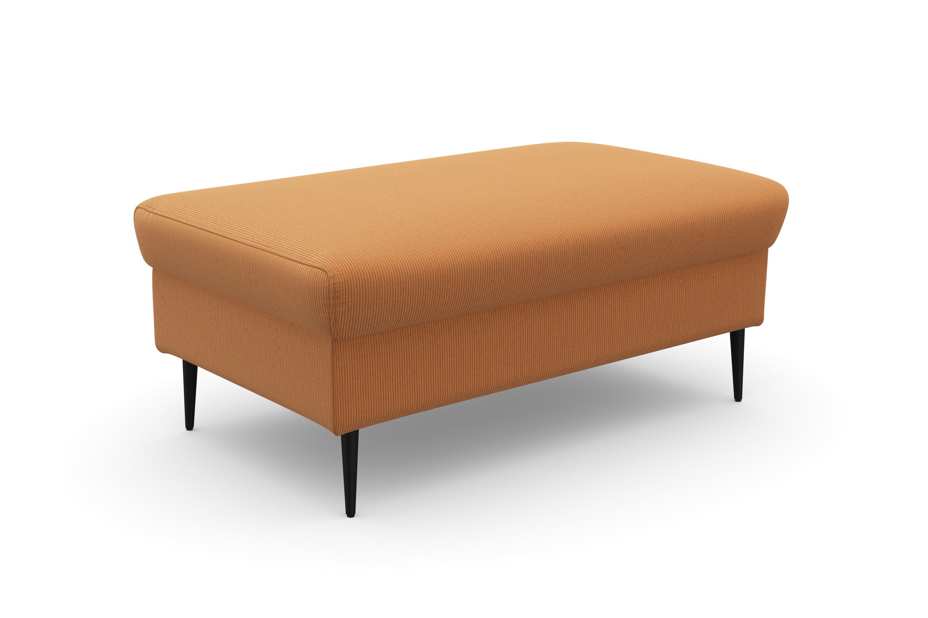 DOMO collection Sitzhocker Modica, Auch in Cord, Fußhöhe passend für gängige Saugroboter!