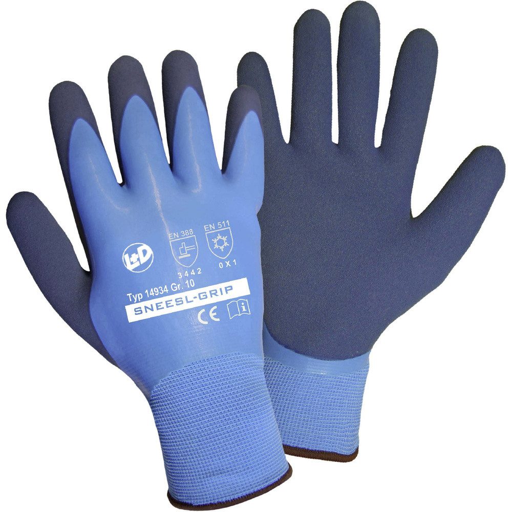 Arbeitshandschuhe Leipold Doehle SNEESL-GRIP 14934-8 Latex Arbeitshandschuh Größe (Hands