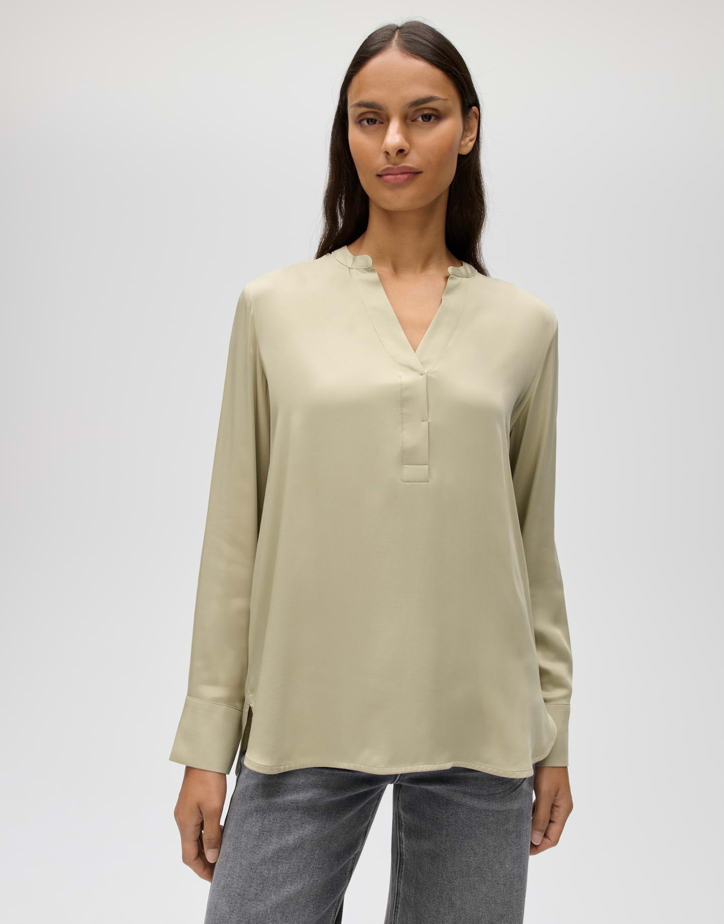 OPUS Longbluse Fargi modern