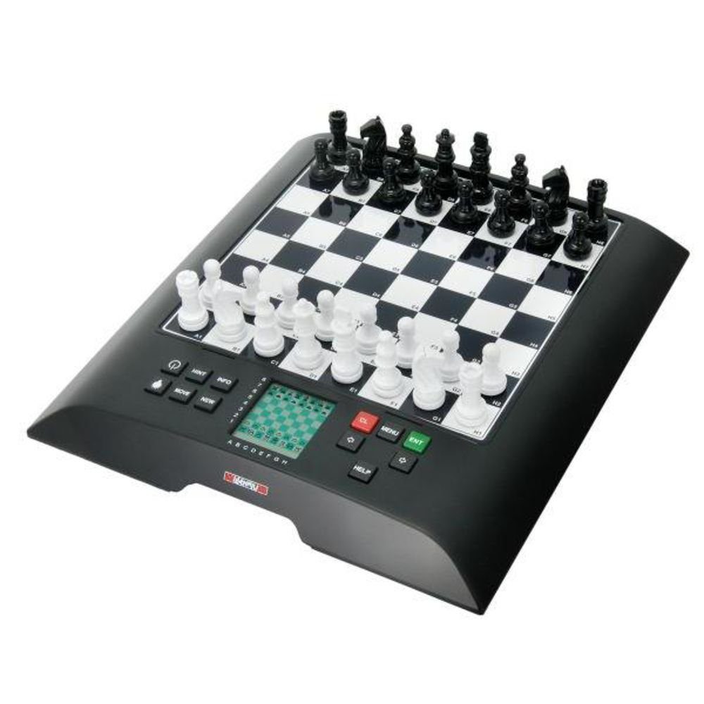 Millennium Spiel Schachcomputer ChessGenius M810, Schach Schachschule elektronisch Schachbrett Anfänger Turnierspieler