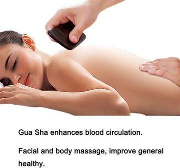 COOL-i ® Massagegerät, Büffelhorn Gua Sha Werkzeugset, Massagegeräte