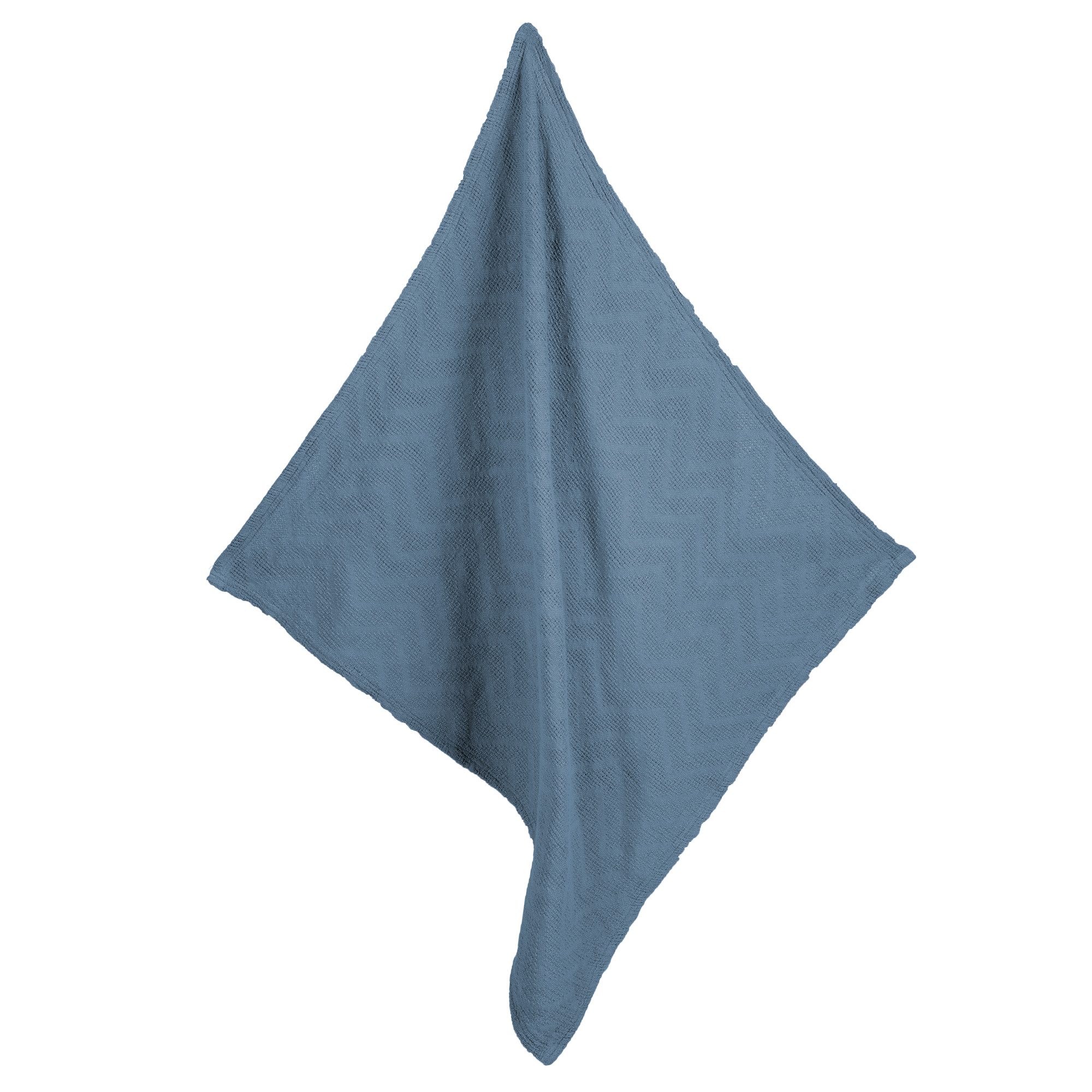 Babydecke Decke in Strickoptik Seashells, roba®, Oeko Tex & GOTS zertifiziert 80 x 80 cm
