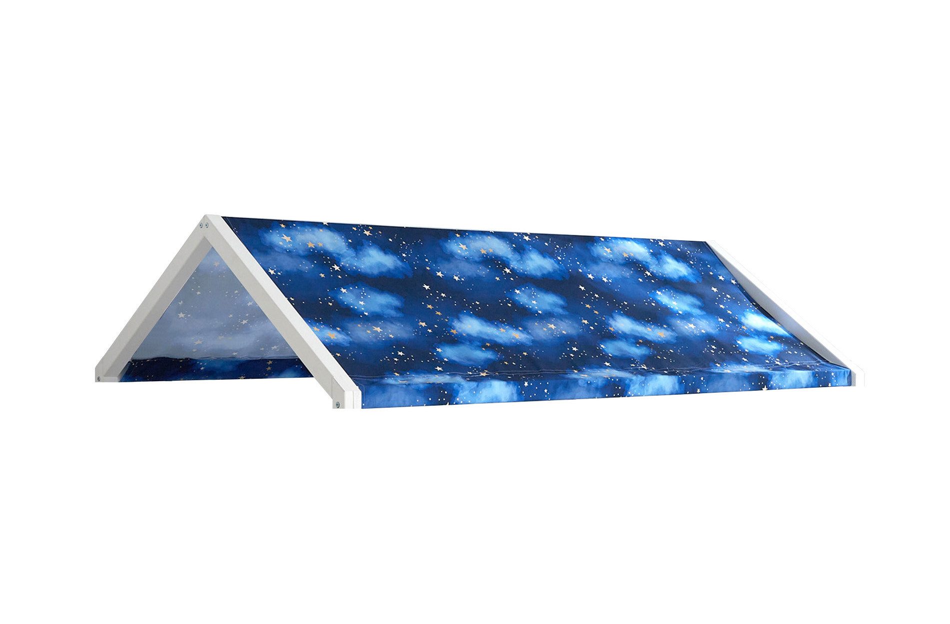 Ticaa Betthimmel Dachvorhang mit Motiv für Hausbett Kay 120 x 200