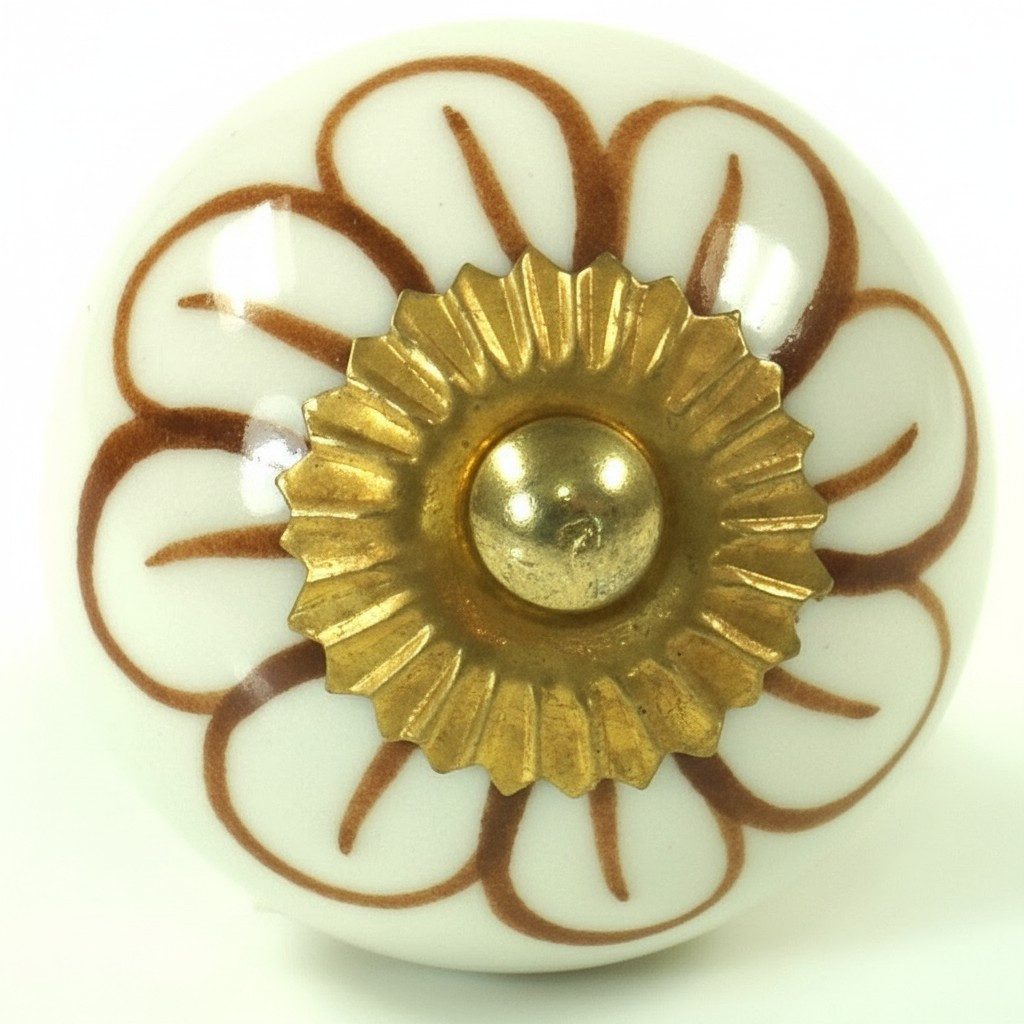 Guru-Shop Möbelknopf Kleiner Keramik Möbelknopf, Möbelknauf..