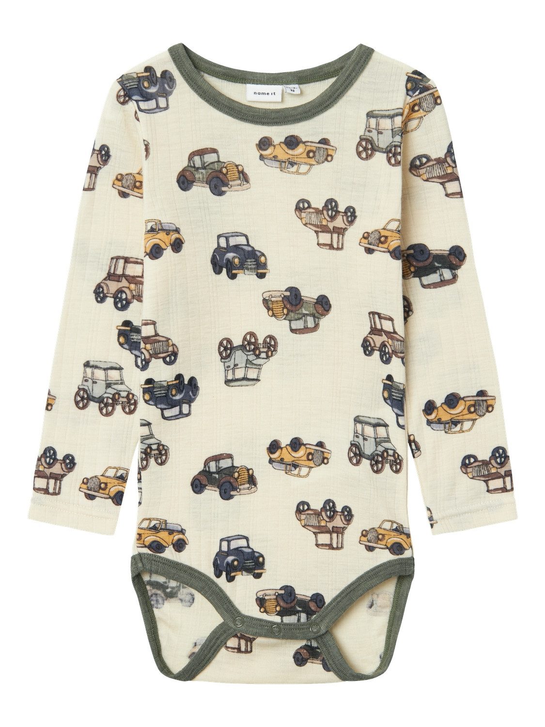 Name It Langarmbody NMMWANG WOOL NEEDLE LS BODY NOOS aus reiner Merinowolle