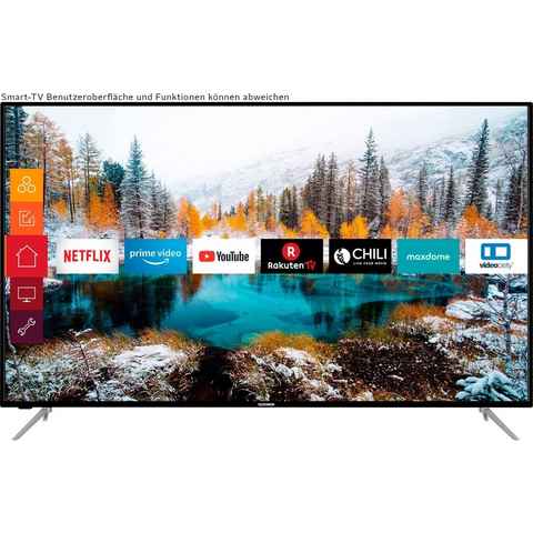 Telefunken D65V800M4CWH LED-Fernseher (164 cm/65 Zoll, 4K Ultra HD, Smart-TV, 36 Monaten Herstellerlangzeitgarantie)