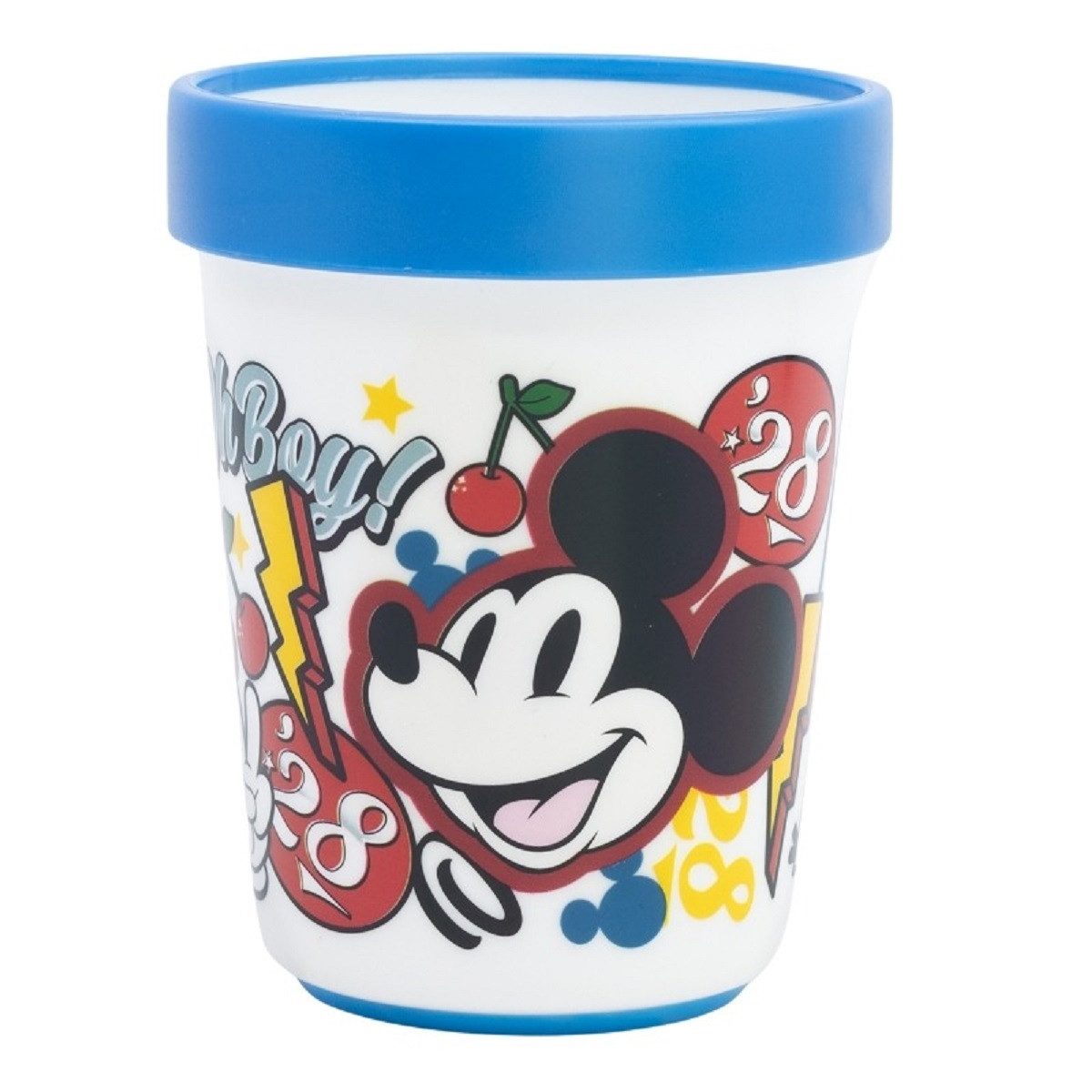 Disney Mickey Mouse Tasse Kindergeschirr ab 4 Jahren Tasse für Kinder mikrowellengeeignet 260 ml