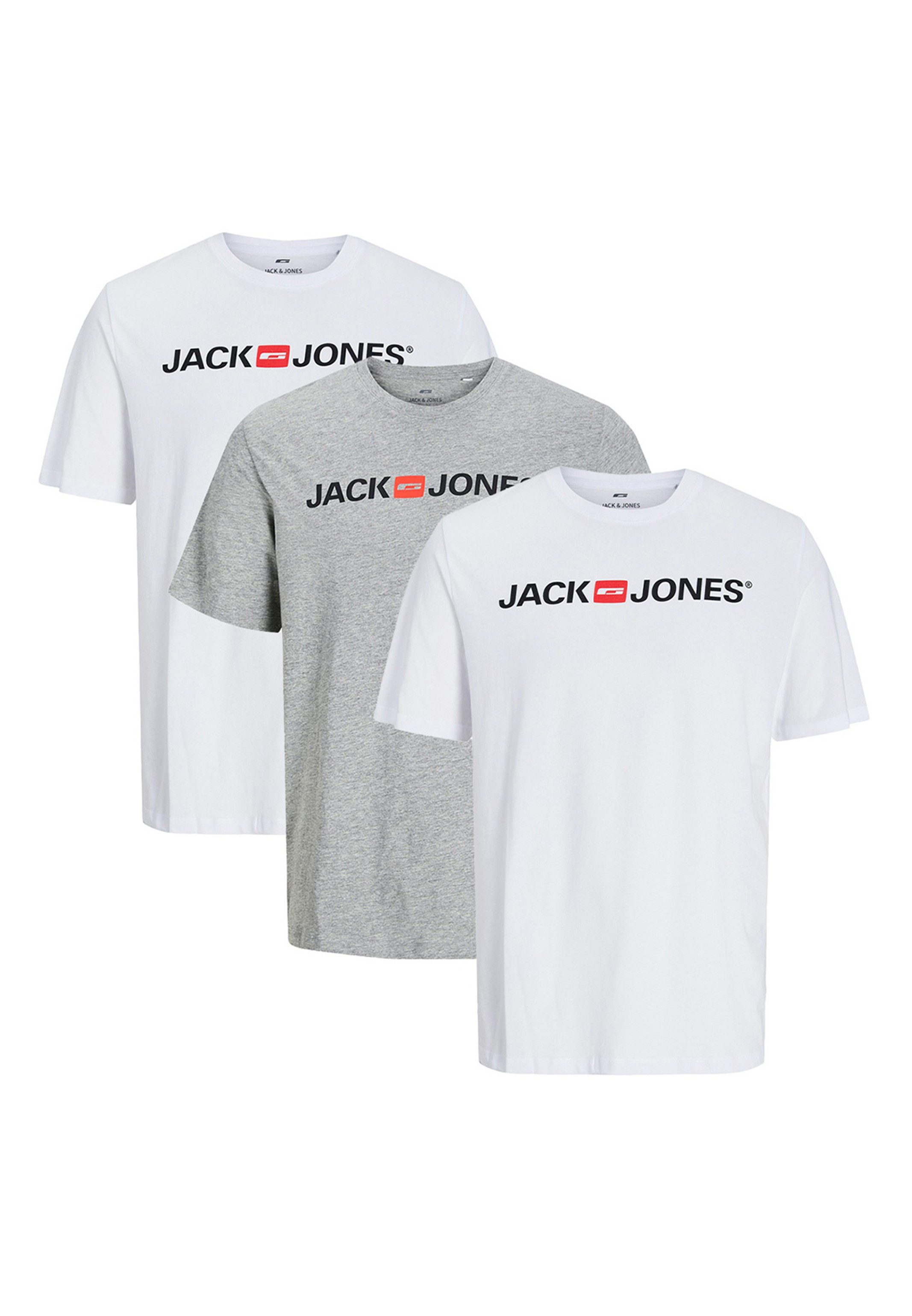Jack & Jones T-Shirt 3er Pack günstig online kaufen