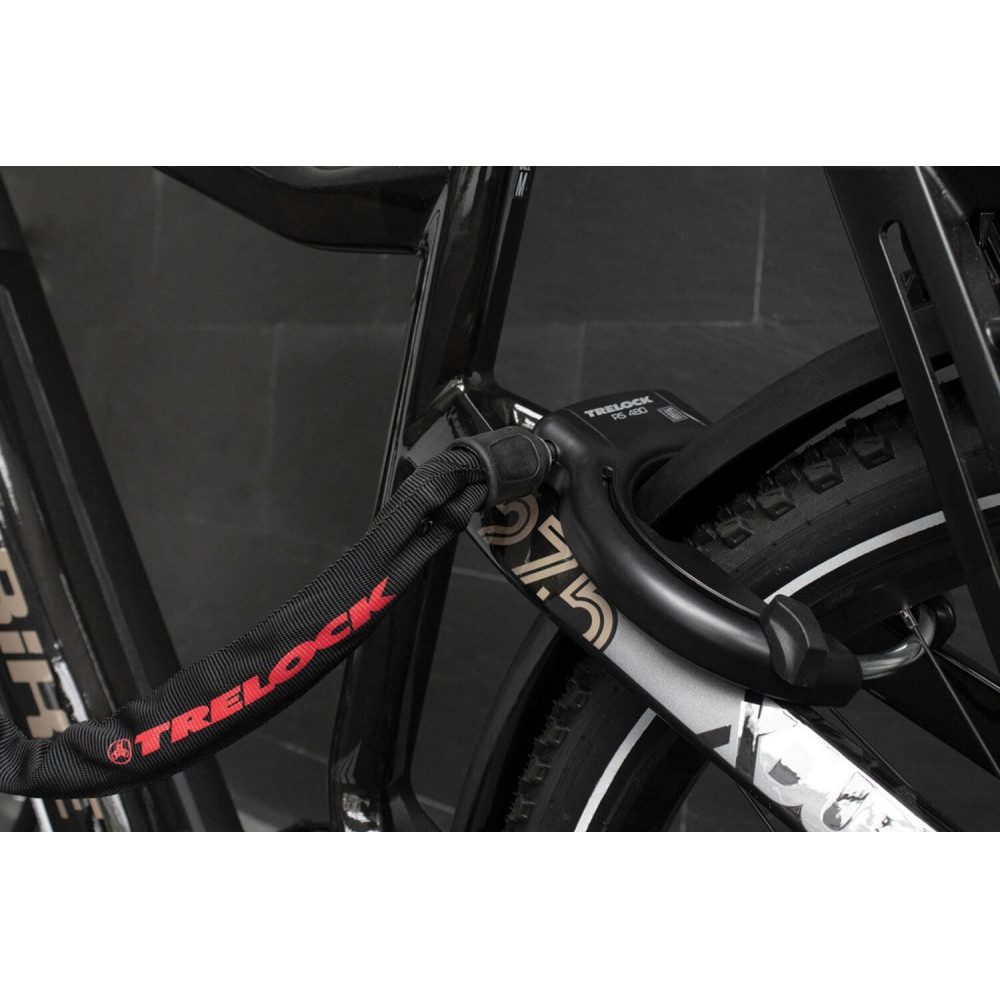 Trelock Rahmenschloss Rahmenschloss Set RS 480 AZ+ZR355 Fahrradzubehör Schwarz