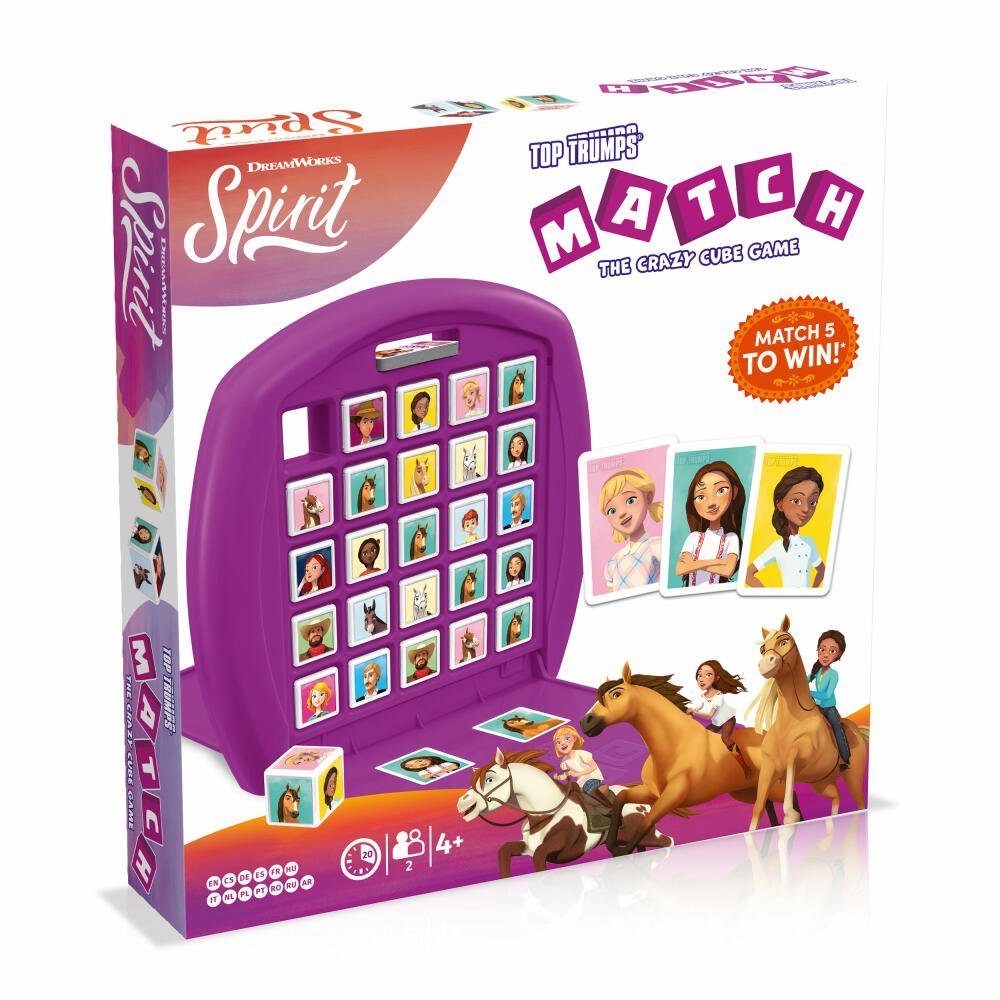 Winning Moves Spiel Top Trumps Match Spirit Riding Free