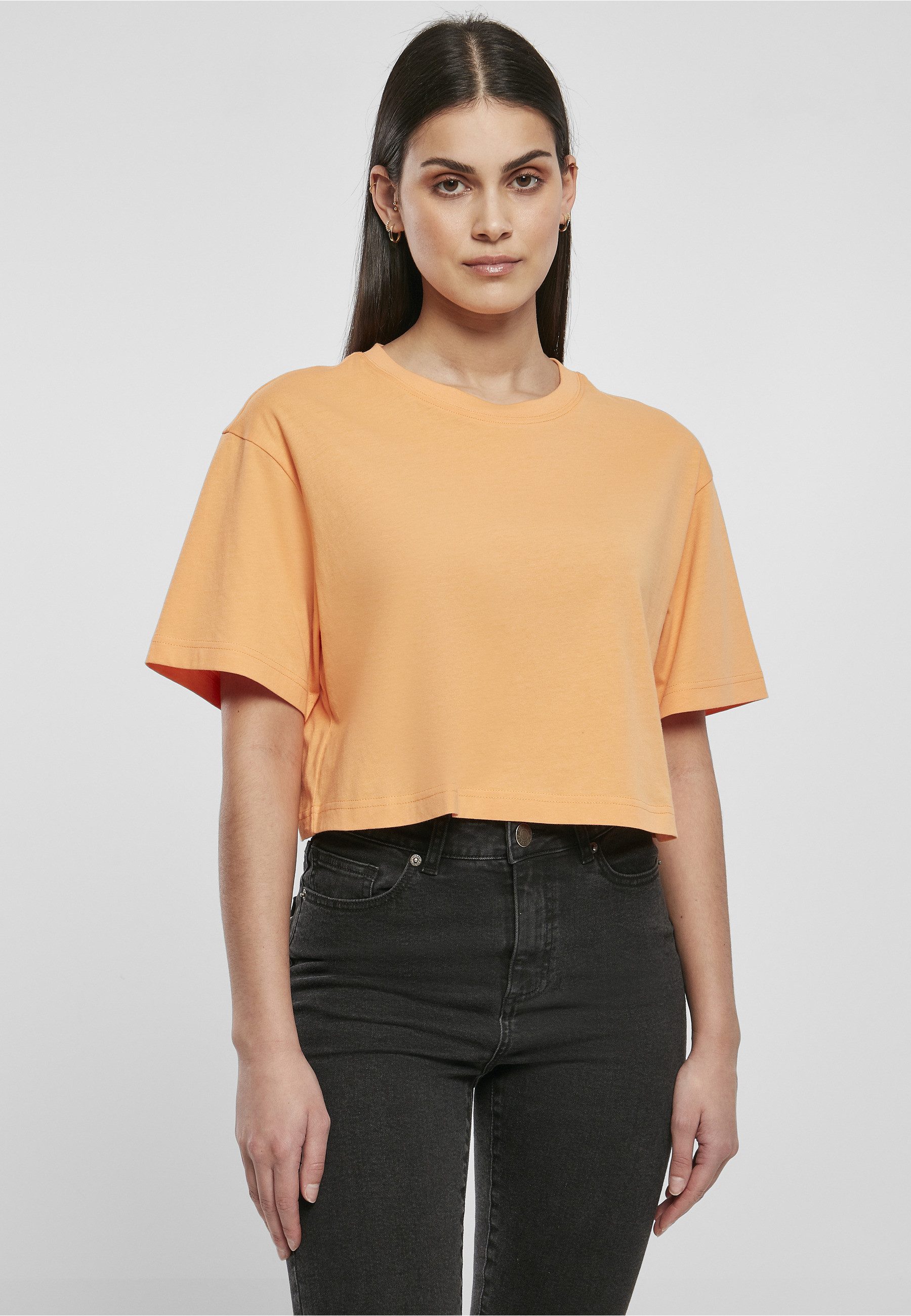 URBAN CLASSICS Bigshirt Urban Classics Damen Ladies Short Oversized Tee (1-tlg) – Bild 5 von 5