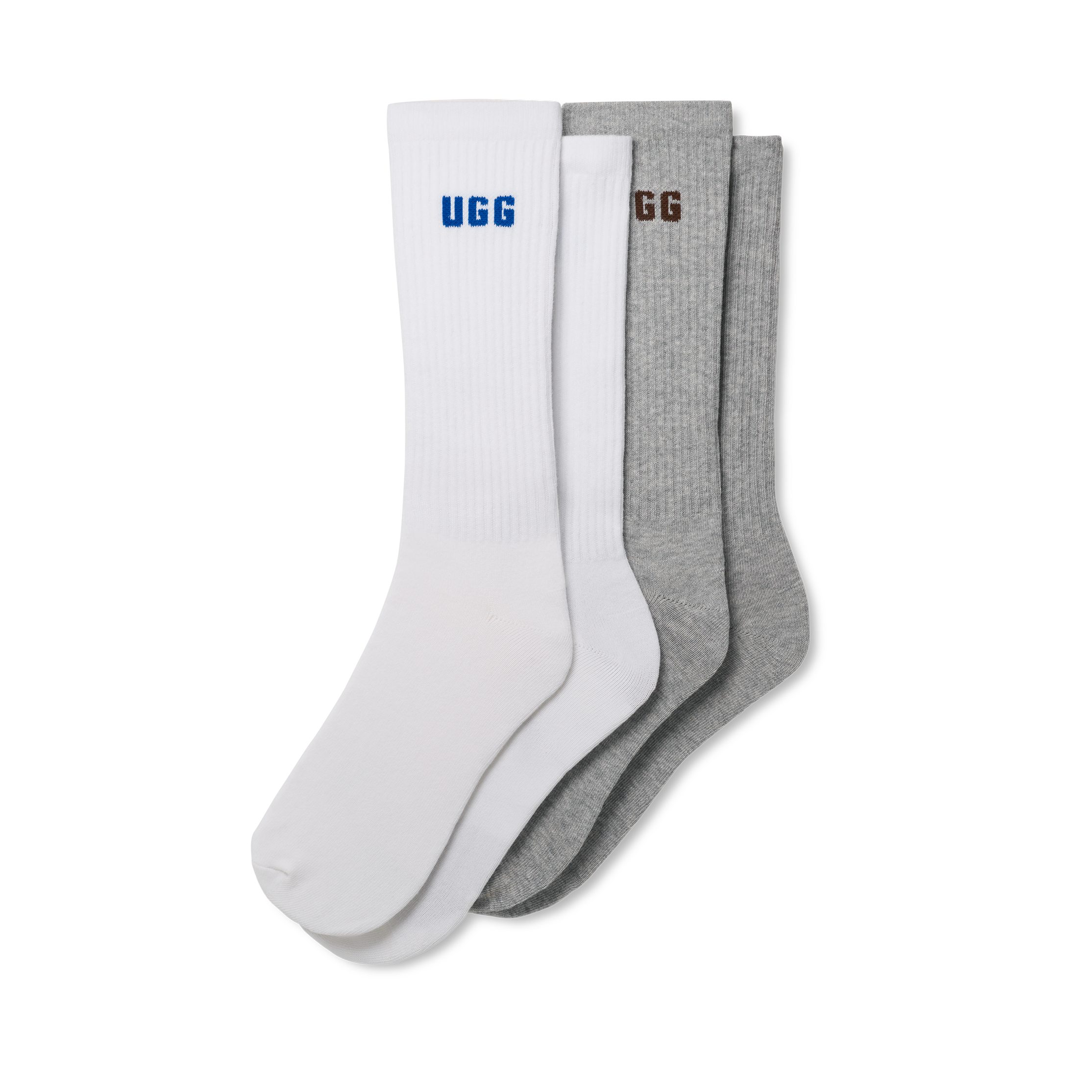 UGG Socken LEANDER LOGO CREW (2-Paar) Strümpfe mit UGG-Markenlogo