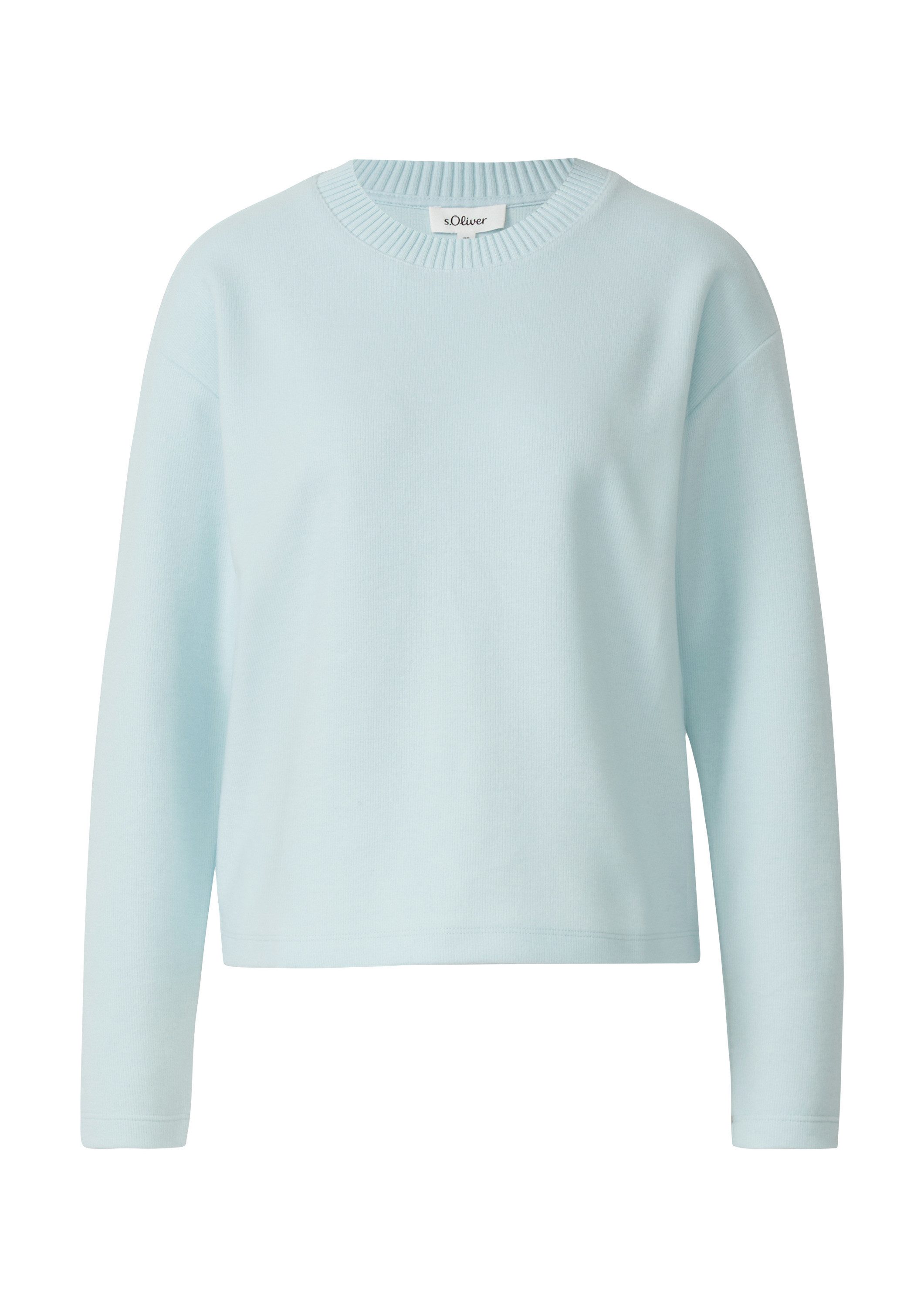 s.Oliver Sweatshirt Sweatshirt Flauschiges Sweatshirt (1-tlg) günstig online kaufen