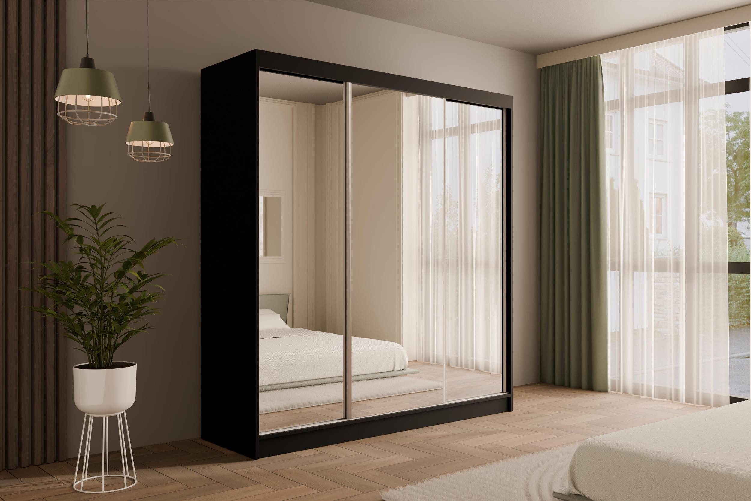 ALTDECOR Schiebetürenschrank V2-URBANO (Kleiderschrank Garderobenschrank mi günstig online kaufen