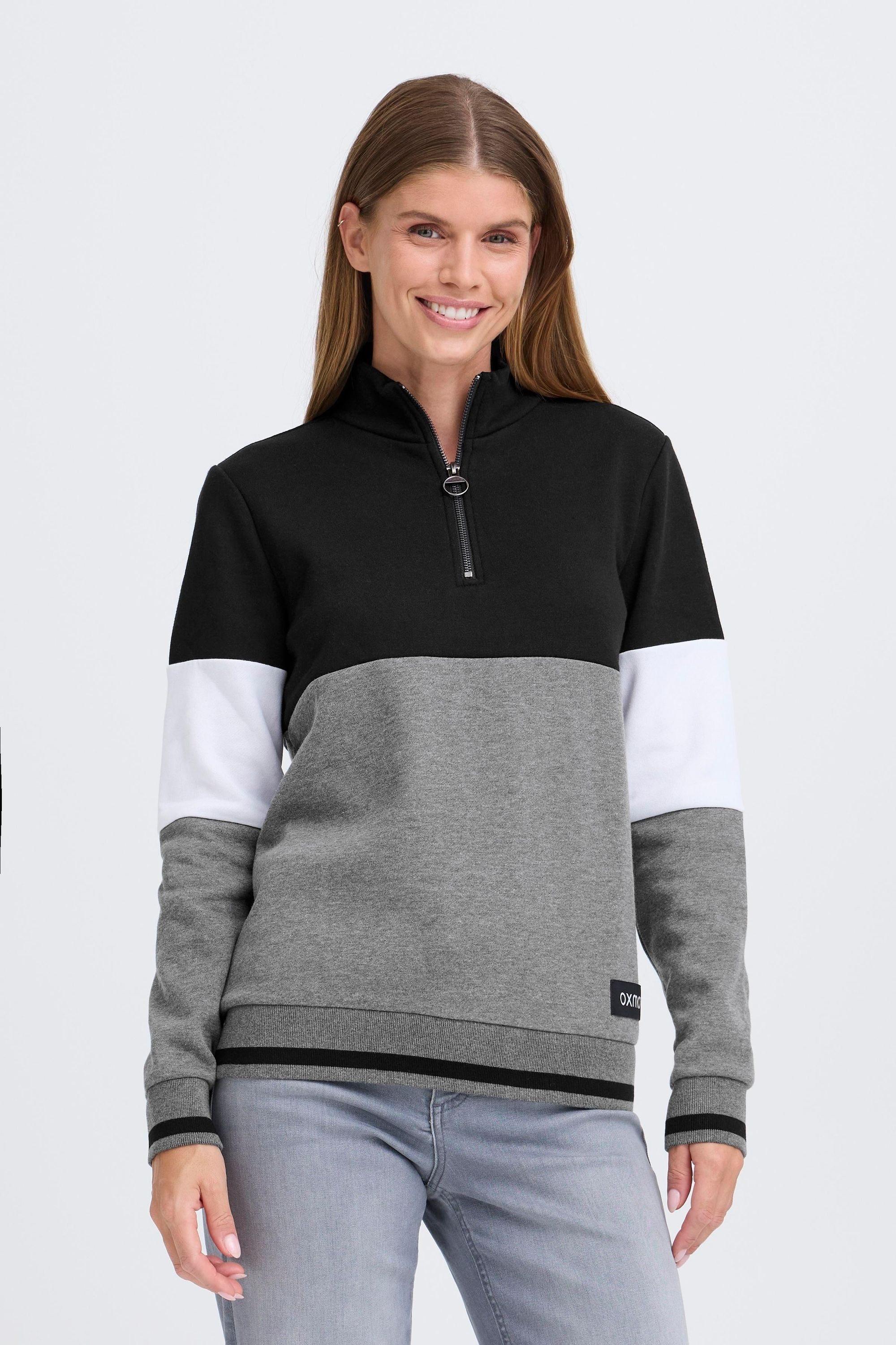 OXMO Longsweatshirt OXOmaren Modernes Sweatshirt