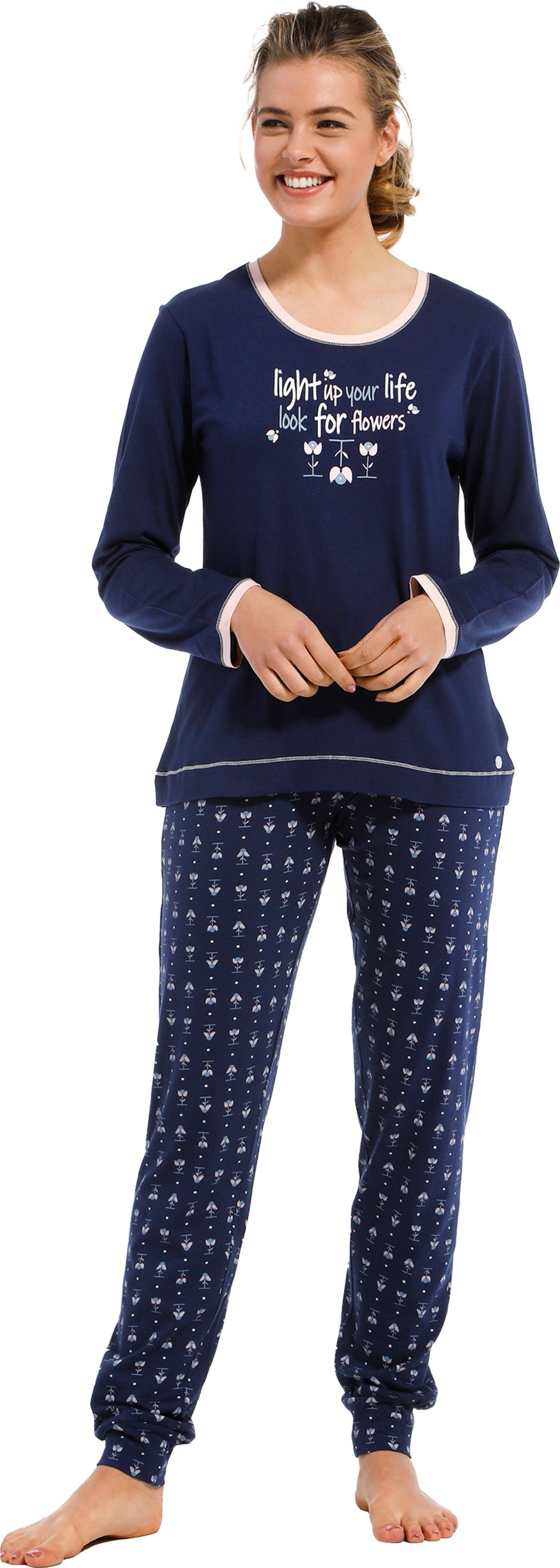 (2 Schlafanzug Pyjama Modisches Pastunette Damen Pastunette Design tlg)