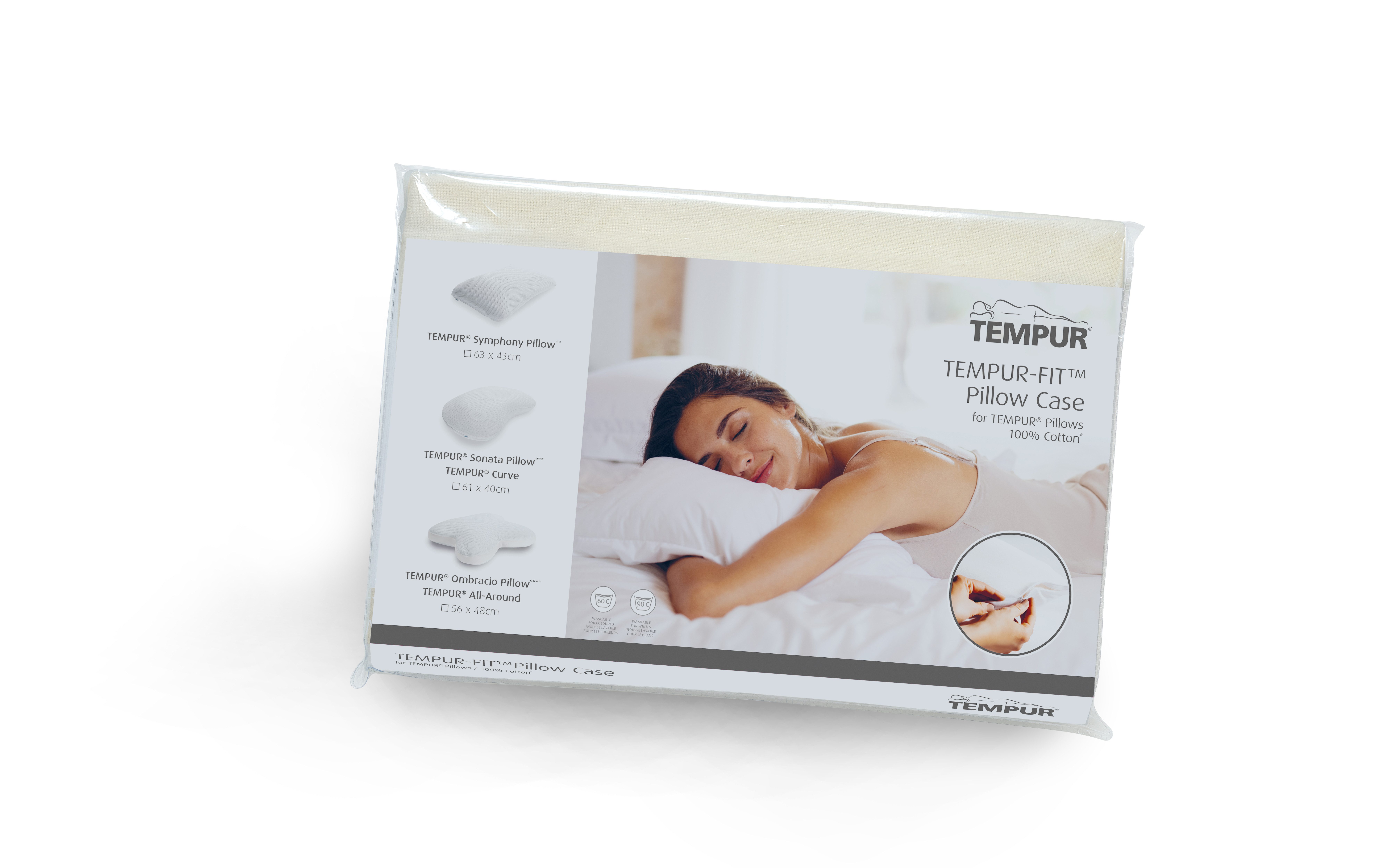 Tempur Kissenbezug TEMPUR® Jersey-Bezüge für Schlafkissen Spannbezug Shape günstig online kaufen