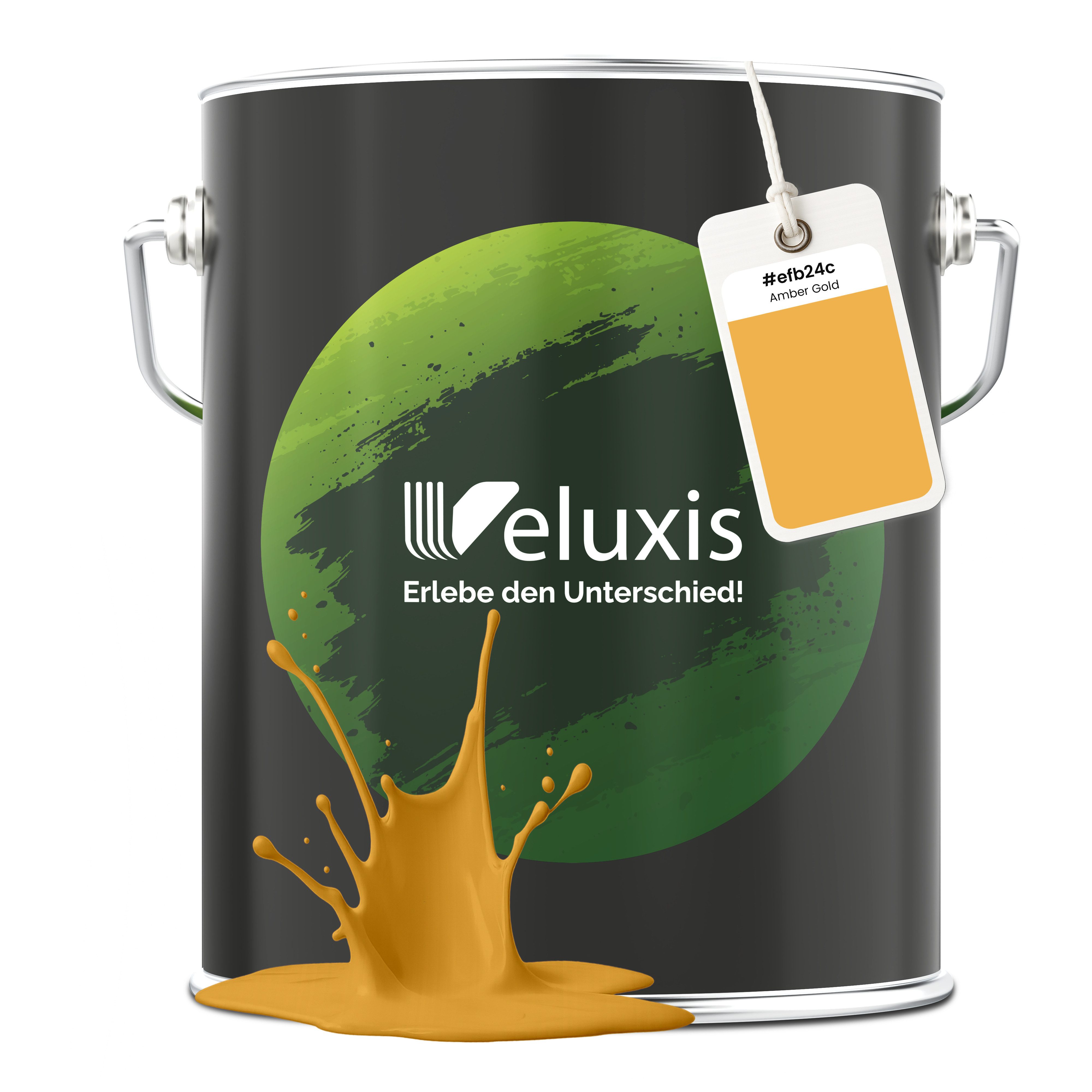 Veluxis Wandfarbe Veluxis® Edle Wandfarbe, für den Innenraum - Deckkraft-Klasse 1, Streifenfrei & tropfarm