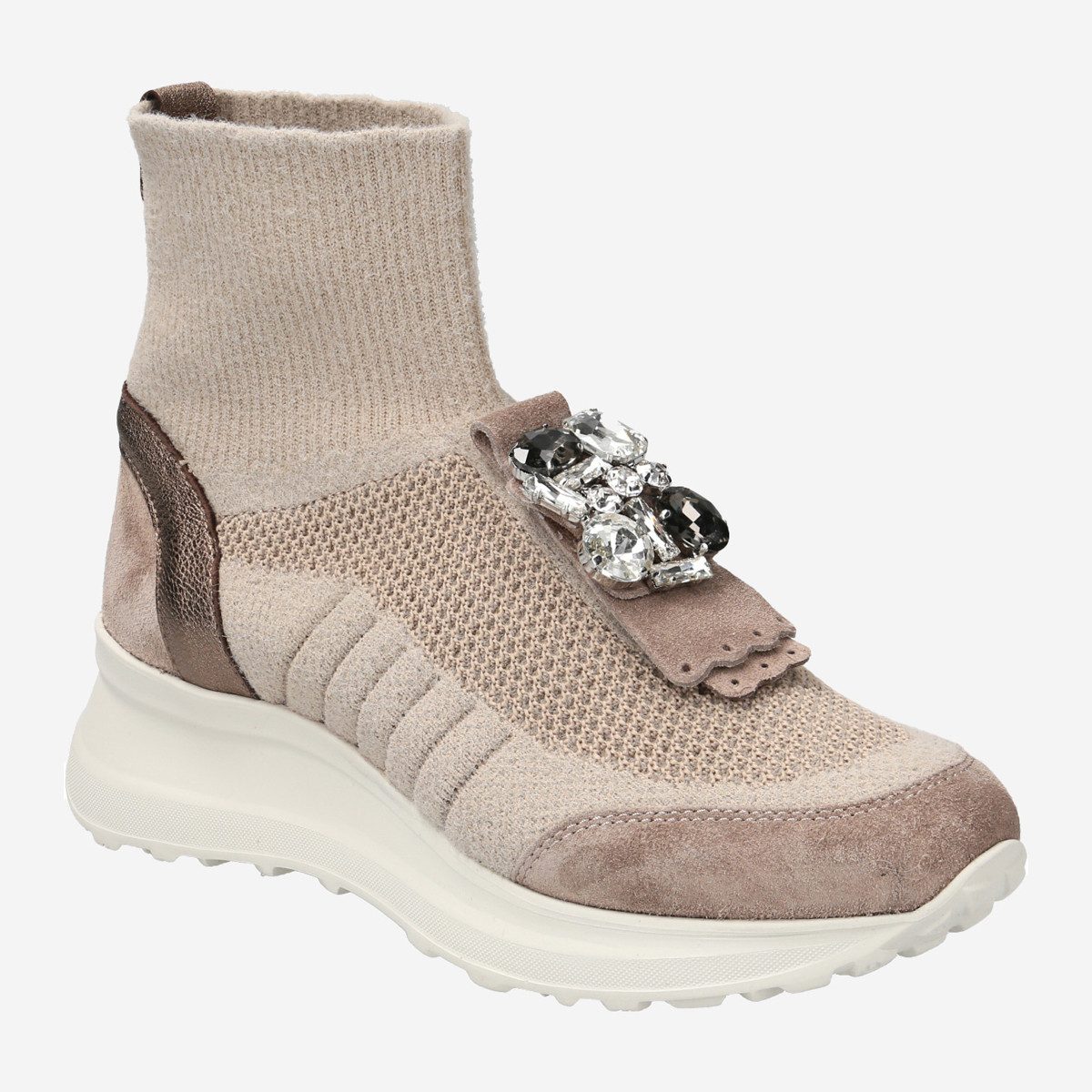 NoClaim KACI4, Sneaker in Beige für Damen Sneaker