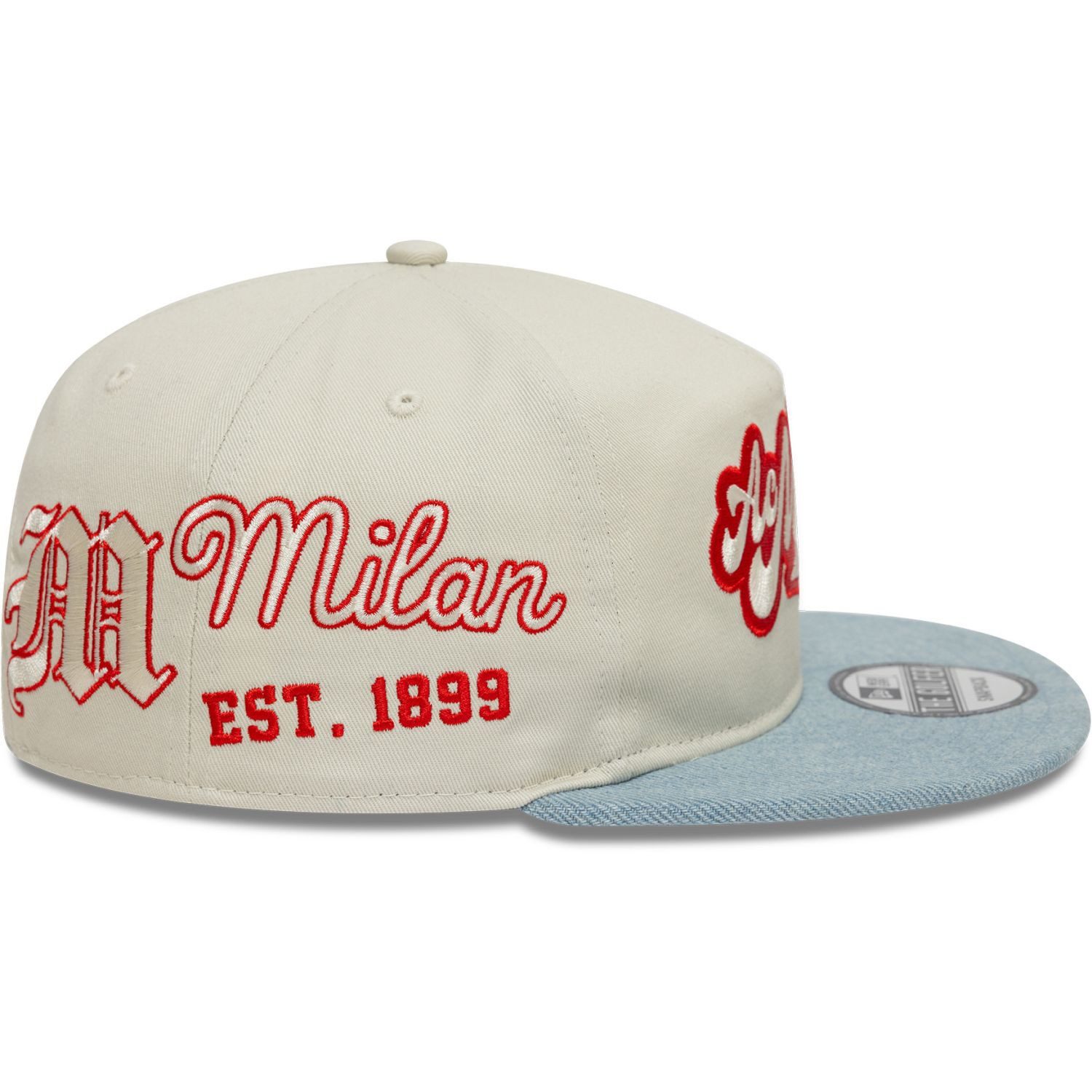 New Era Snapback Cap Golfer DENIM AC Mailand
