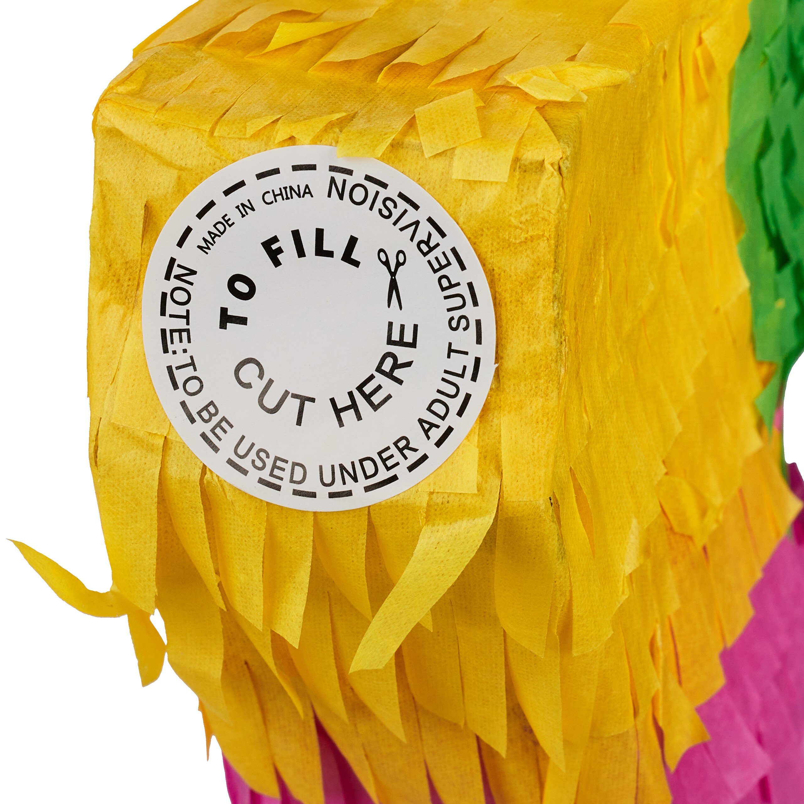 relaxdays Pinata Mini Pinata Zahl 7