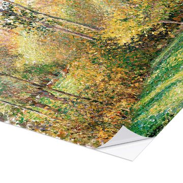 Posterlounge Wandfolie Camille Pissarro, Herbst-Pappeln, Eragny, Malerei