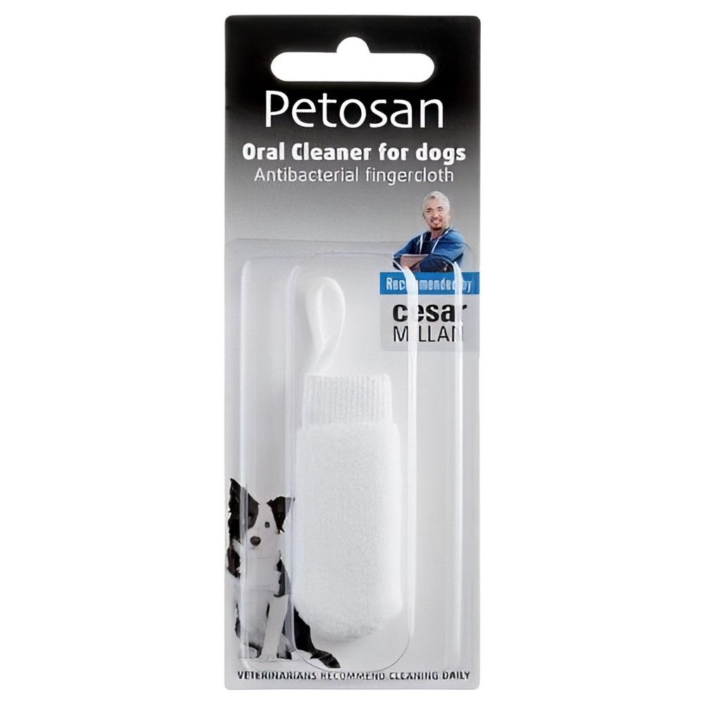 Petosan Tierzahnbürste Finger-Zahnbürste für Hunde
