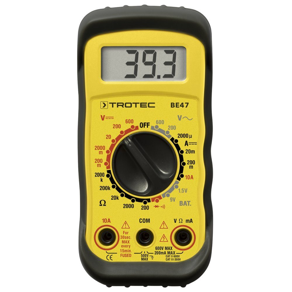 TROTEC Multimeter TROTEC Multimeter BE47 | Spannungsprüfer
