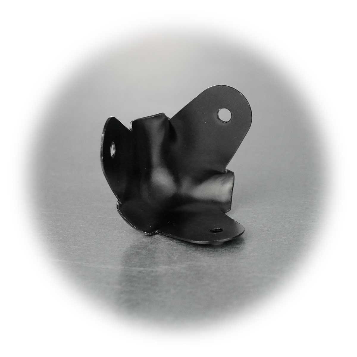Blanko Boxenschutzecke schwarz, Schenkellänge 40mm Lautsprecher