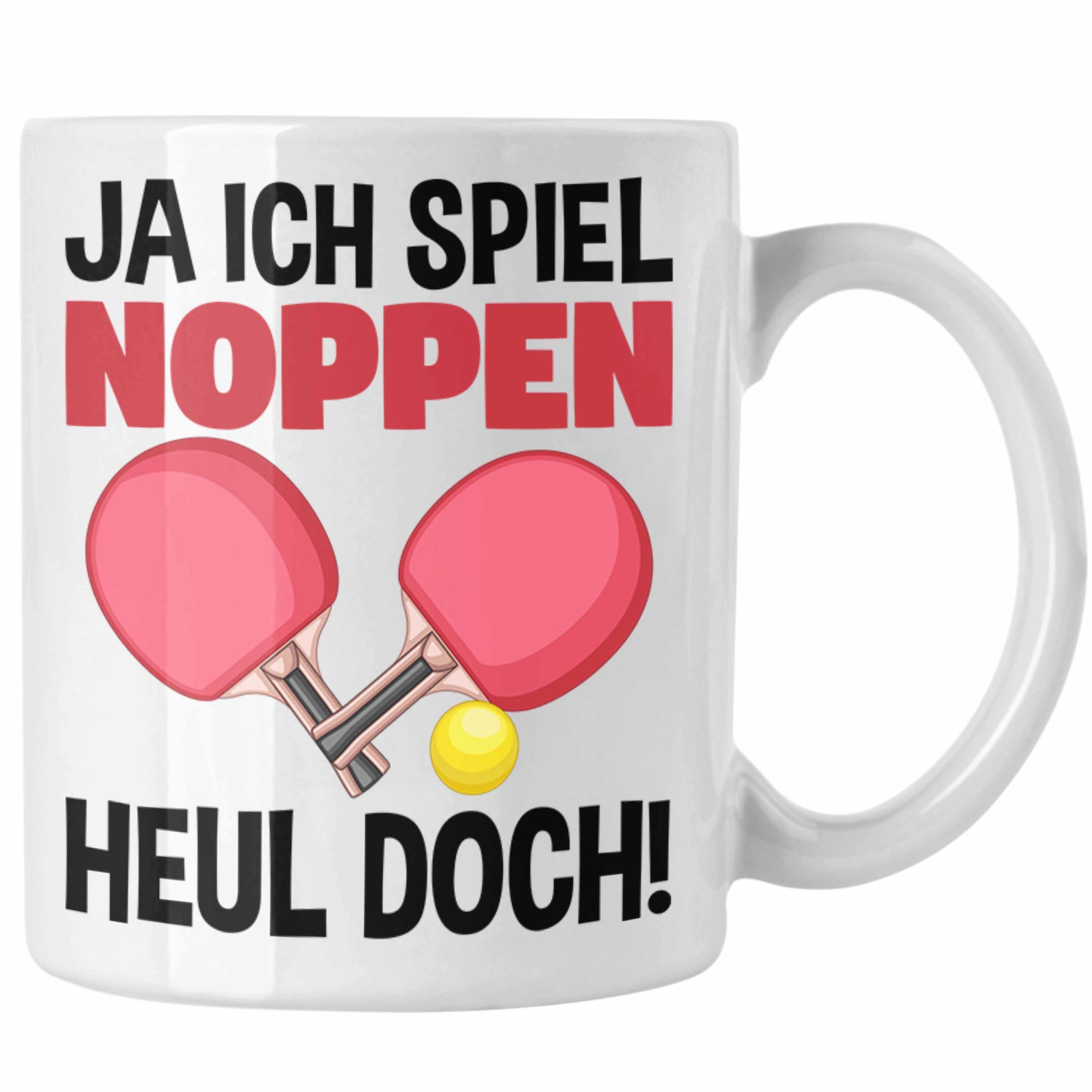 Trendation Tasse Tischtennis Tasse Geschenk Grafik TischtennisSpieler