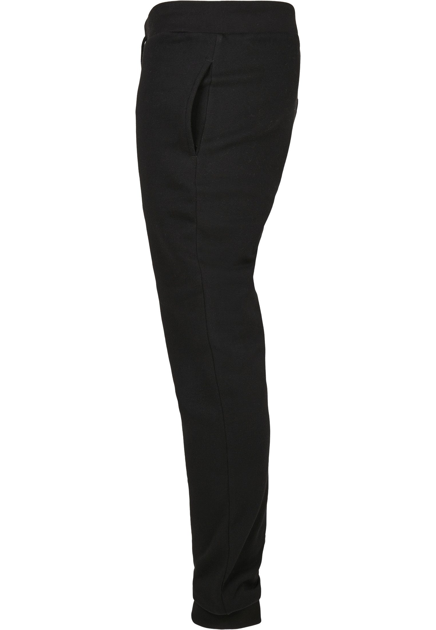 URBAN CLASSICS Stoffhose Männer Organic Sweatpants black (1-tlg) Basic