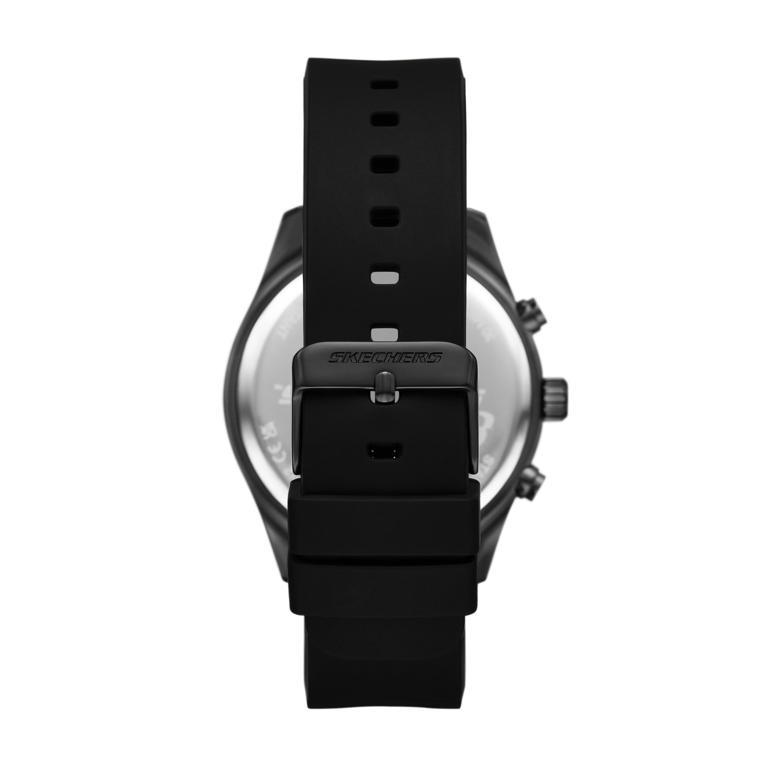 Skechers Chronograph Roscoe SR5284, Quarzuhr, Armbanduhr, Herrenuhr, Silikonarmband, analog, Tag
