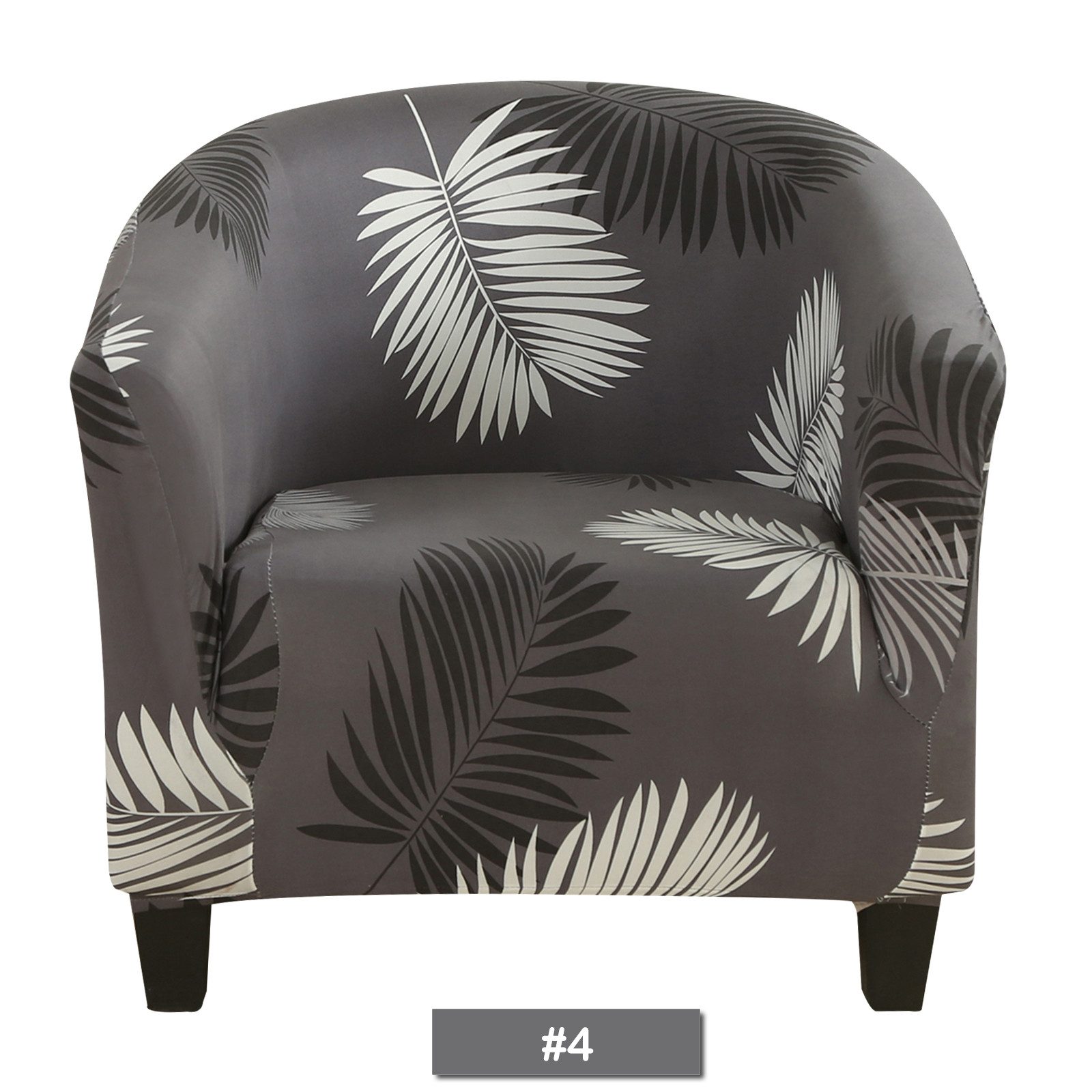 BTTO Sesselhusse Schonbezug Abnehmbarer und waschbarer Sessel Sofa-Schonbezug, Floraler Stuhl Überzug