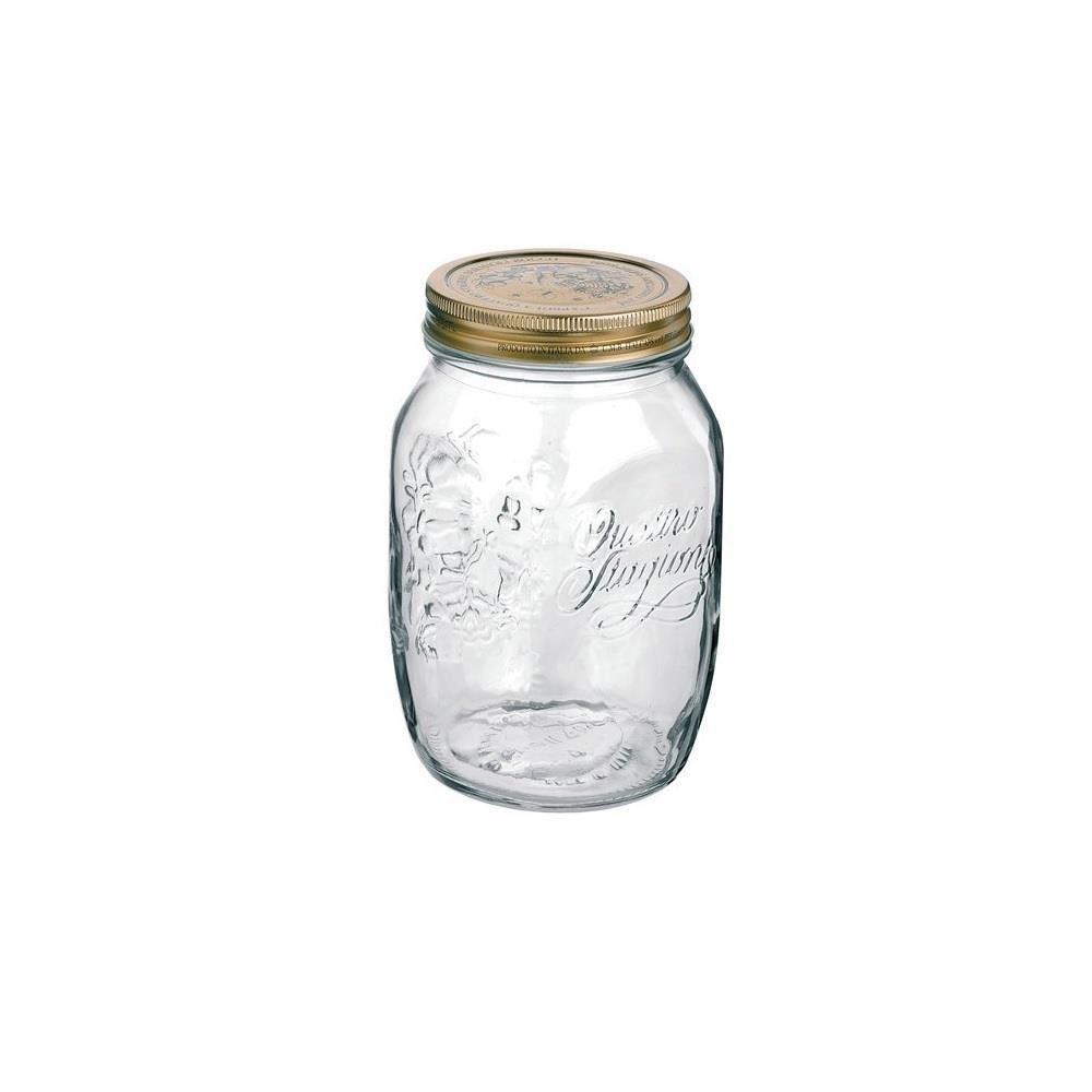 Table Roc Einmachglas Bormioli Rocco Quattro Stagioni 1 Liter (1Glas), Glas, (1 Glas)