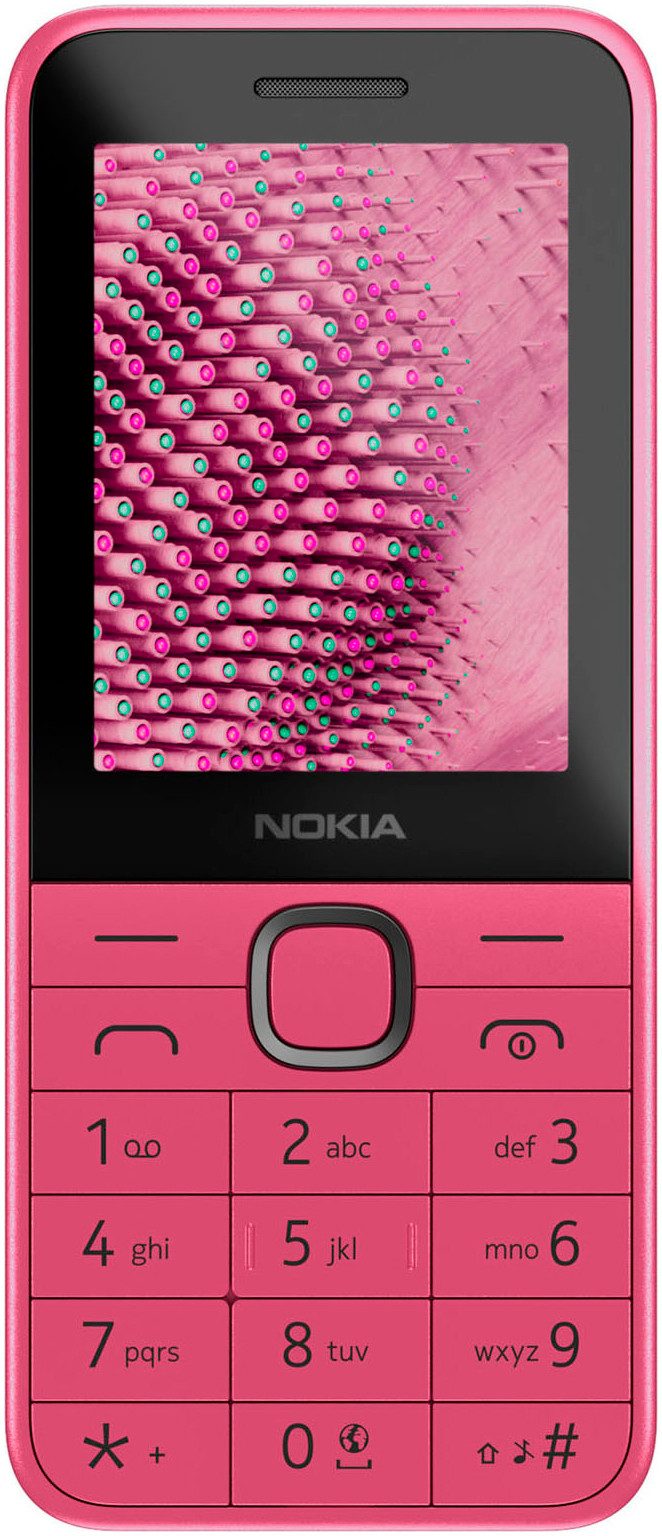 Nokia 225 4G Handy (6,09 cm/2,4 Zoll, 0,12 GB Speicherplatz, 0,3 MP Kamera)