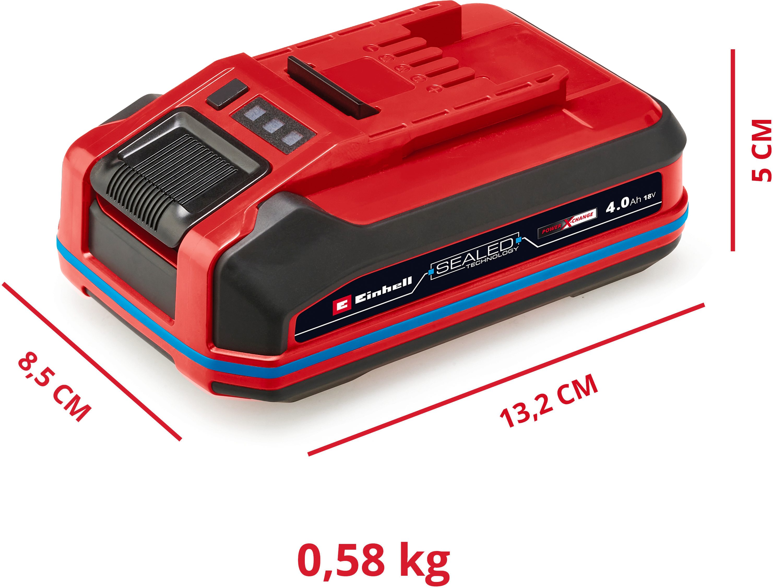 Einhell »SEALED PXC Plus« Akku, 18 V, 4 Ah