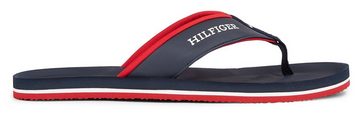 Tommy Hilfiger COMFORT HILFIGER BEACH SANDAL Zehentrenner, Sommerschuh, Schlappen, Poolslides, Badeschuh, mit Logoschriftzug