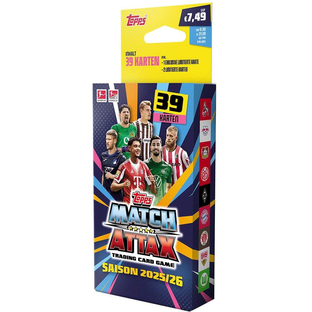 Topps Sammelkarte Topps Match Attax Bundesliga 2025/26 - 1 Blister