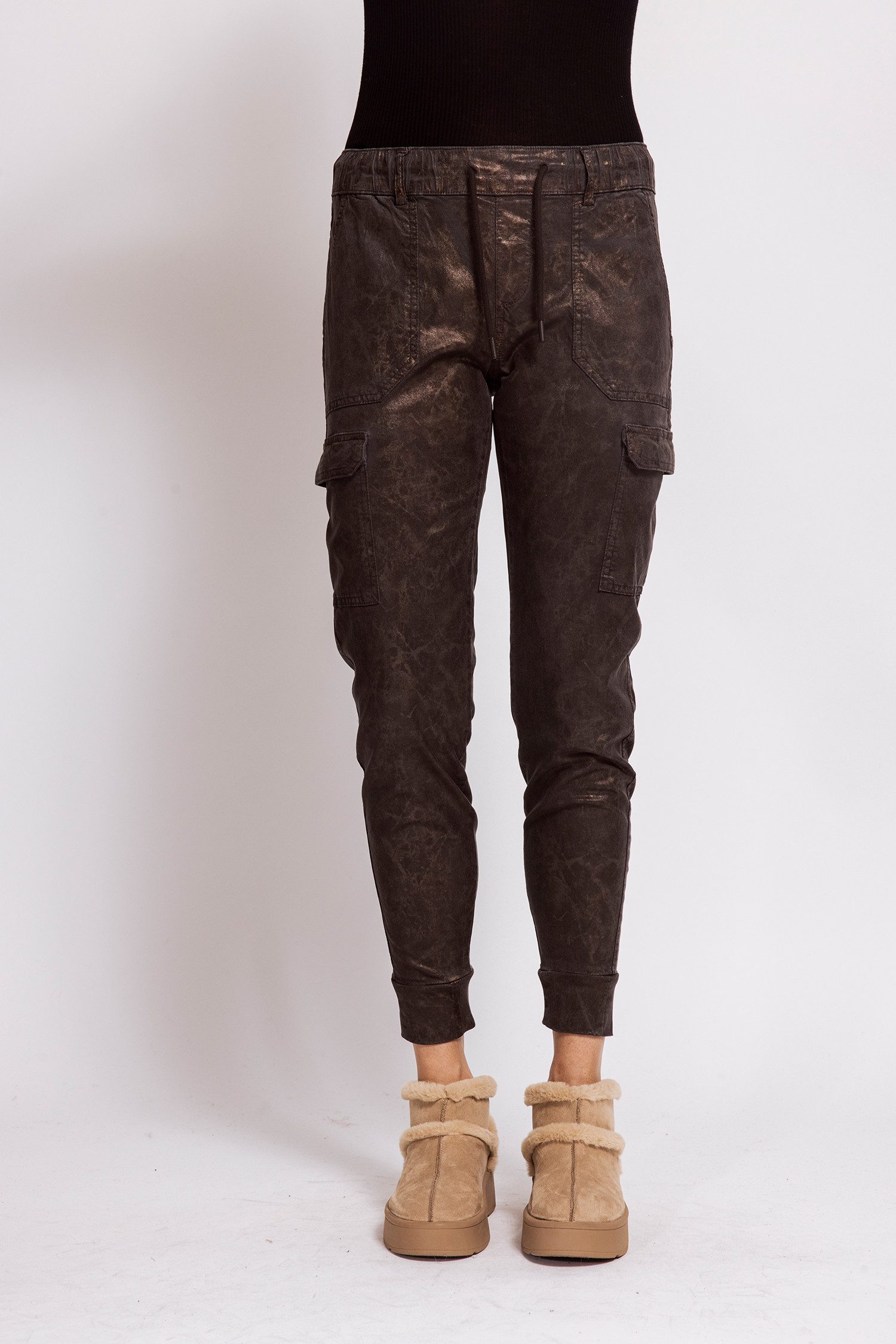 Zhrill Cargohose ZHDAISEY Slim Fit Passform, für lässigen Look, mit Elastikbund und Tunnelzug – Bild 3 von 5