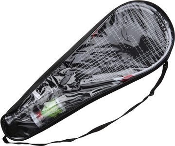 Sunflex Speed-Badmintonschläger Speed Badminton Sonic, (Set, 5-tlg., mit Bällen, mit Schlägerhülle, mit Tasche)