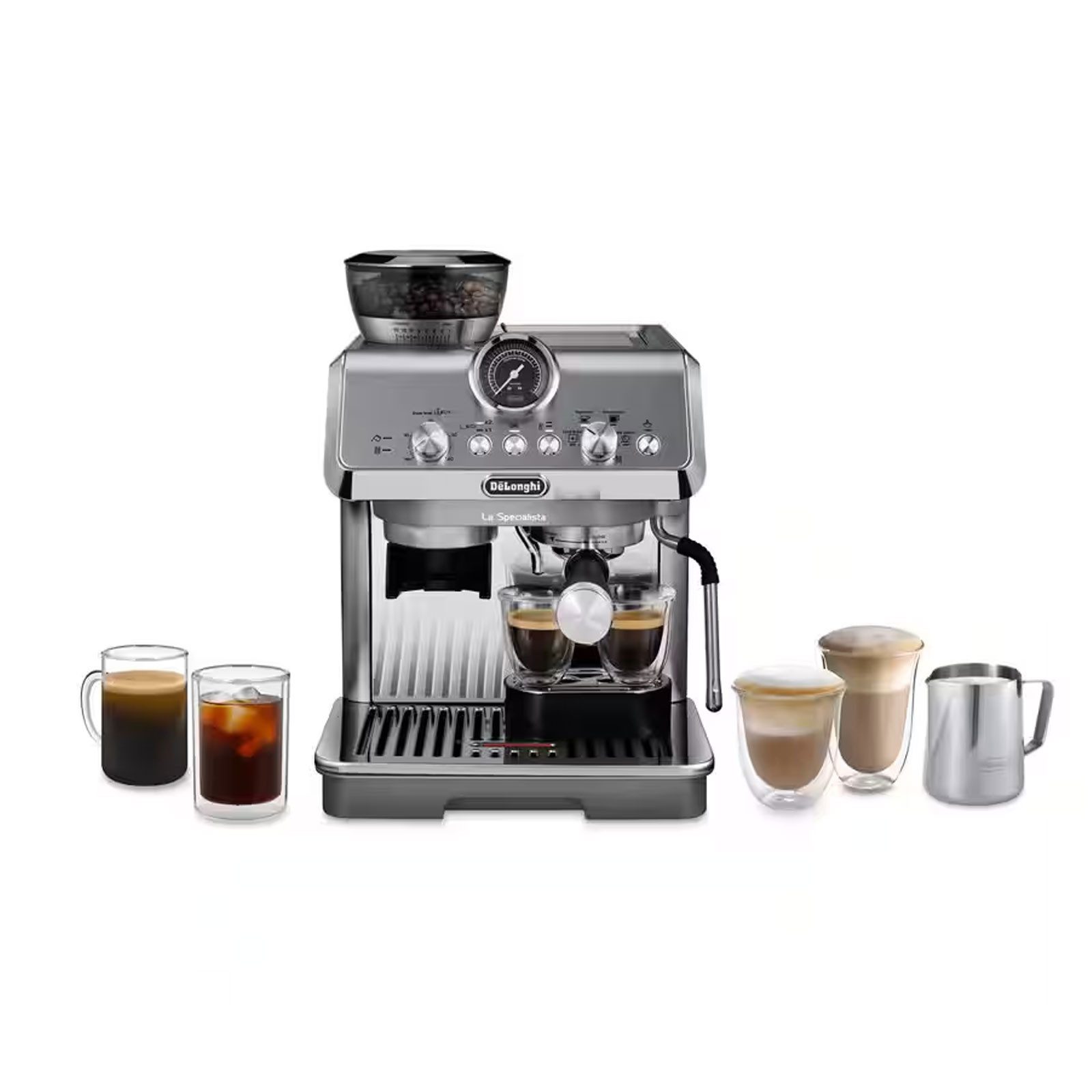 De'Longhi Kaffeevollautomat La Specialista ARTE EVO, Kompakte Espressomaschine mit manueller Zubereitung und Cold Brew