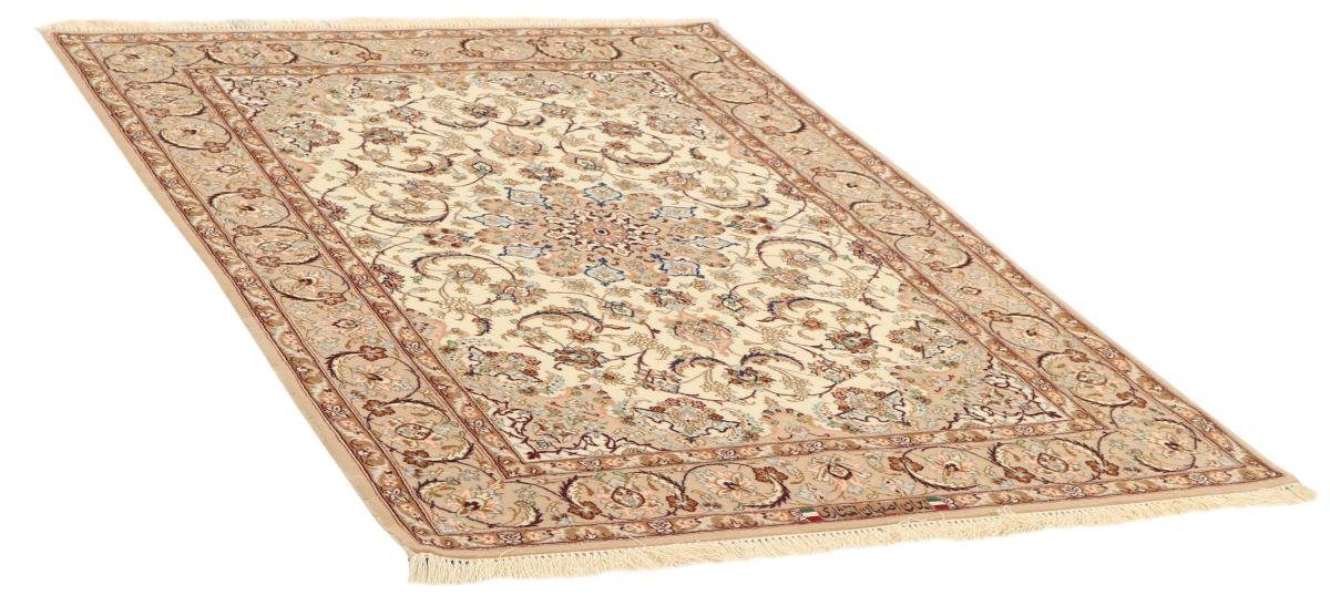 112x168 6 / Isfahan Nain Höhe: Handgeknüpfter rechteckig, Orientteppich mm Perserteppich, Orientteppich Trading,