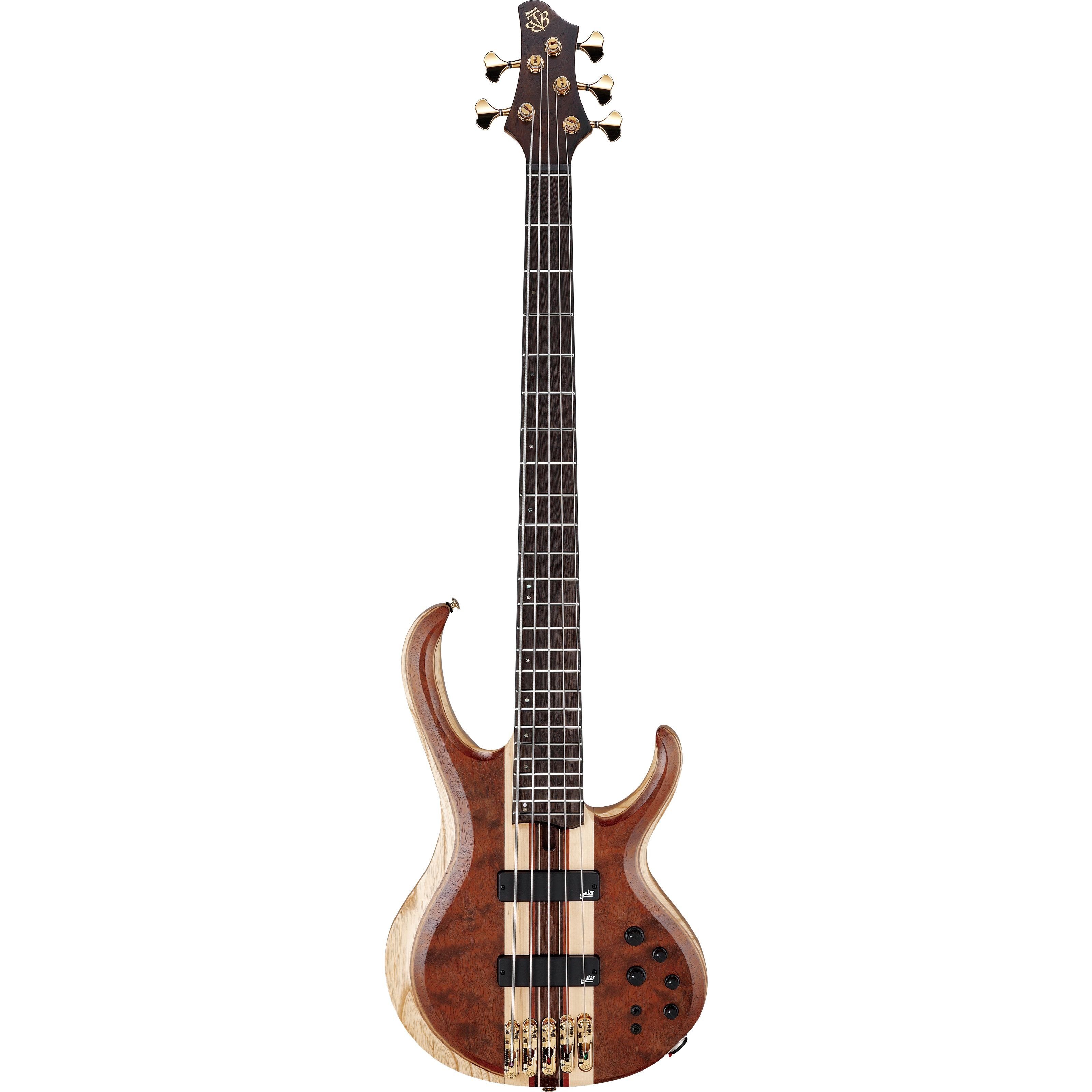 Ibanez E-Bass, E-Bässe, 5-Saiter E-Bässe, Premium BTB1835-NDL Natural Shadow Low Gloss - E-Bass